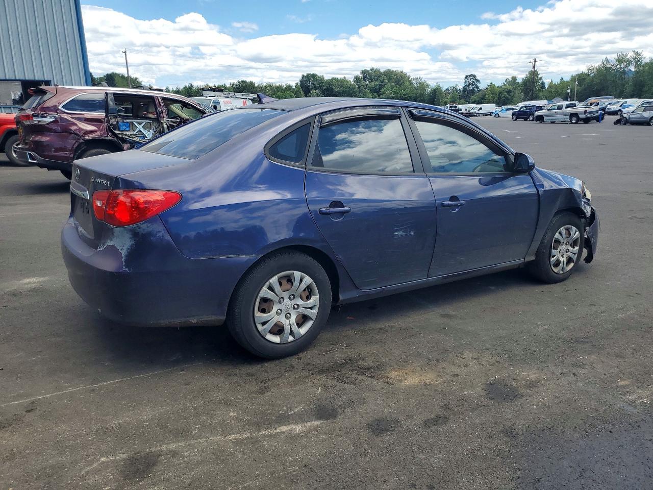 2010 Hyundai Elantra Gls Blue vin: KMHDU4AD7AU990701