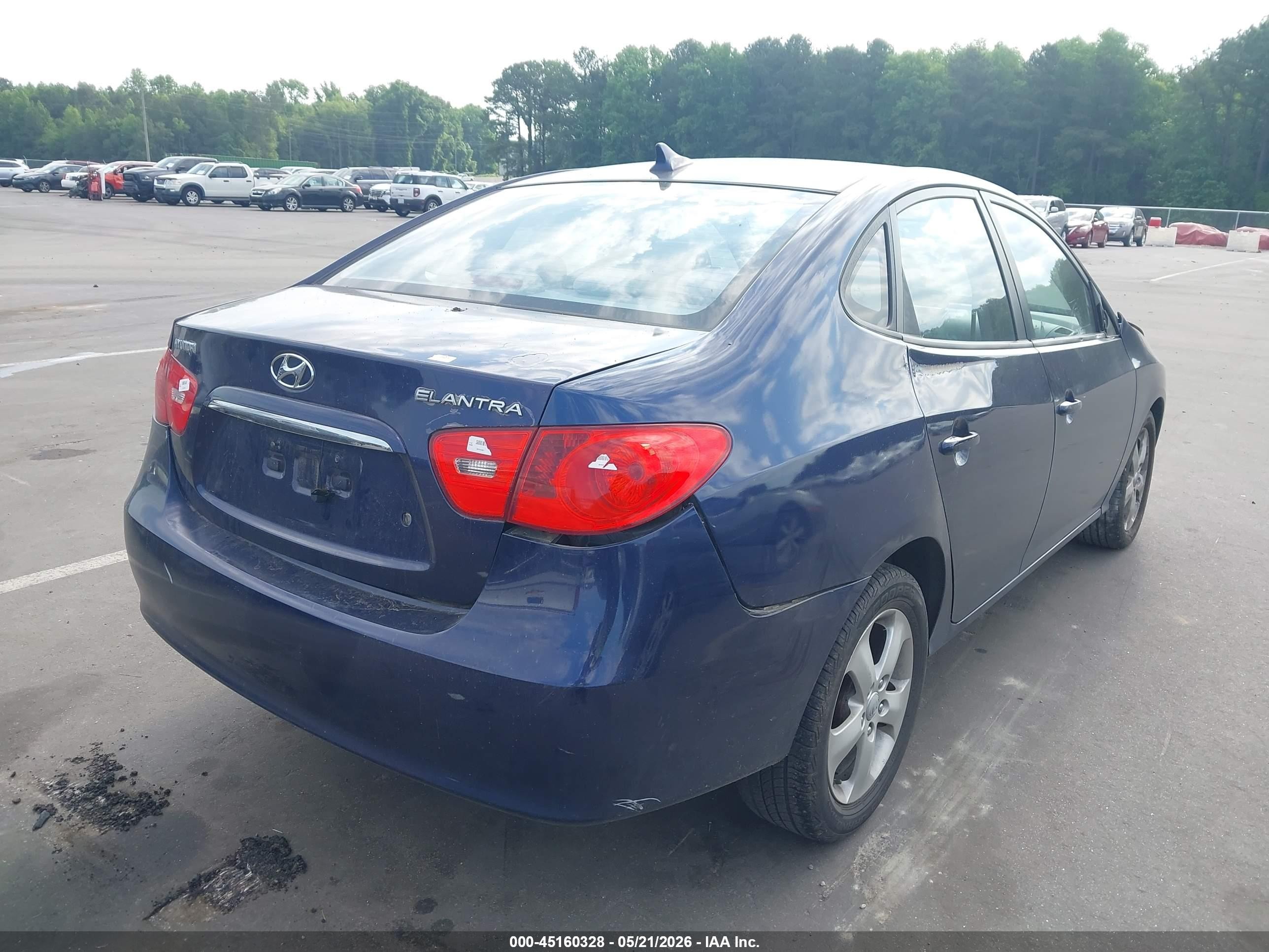 2010 Hyundai Elantra Se Blue vin: KMHDU4AD7AU998362