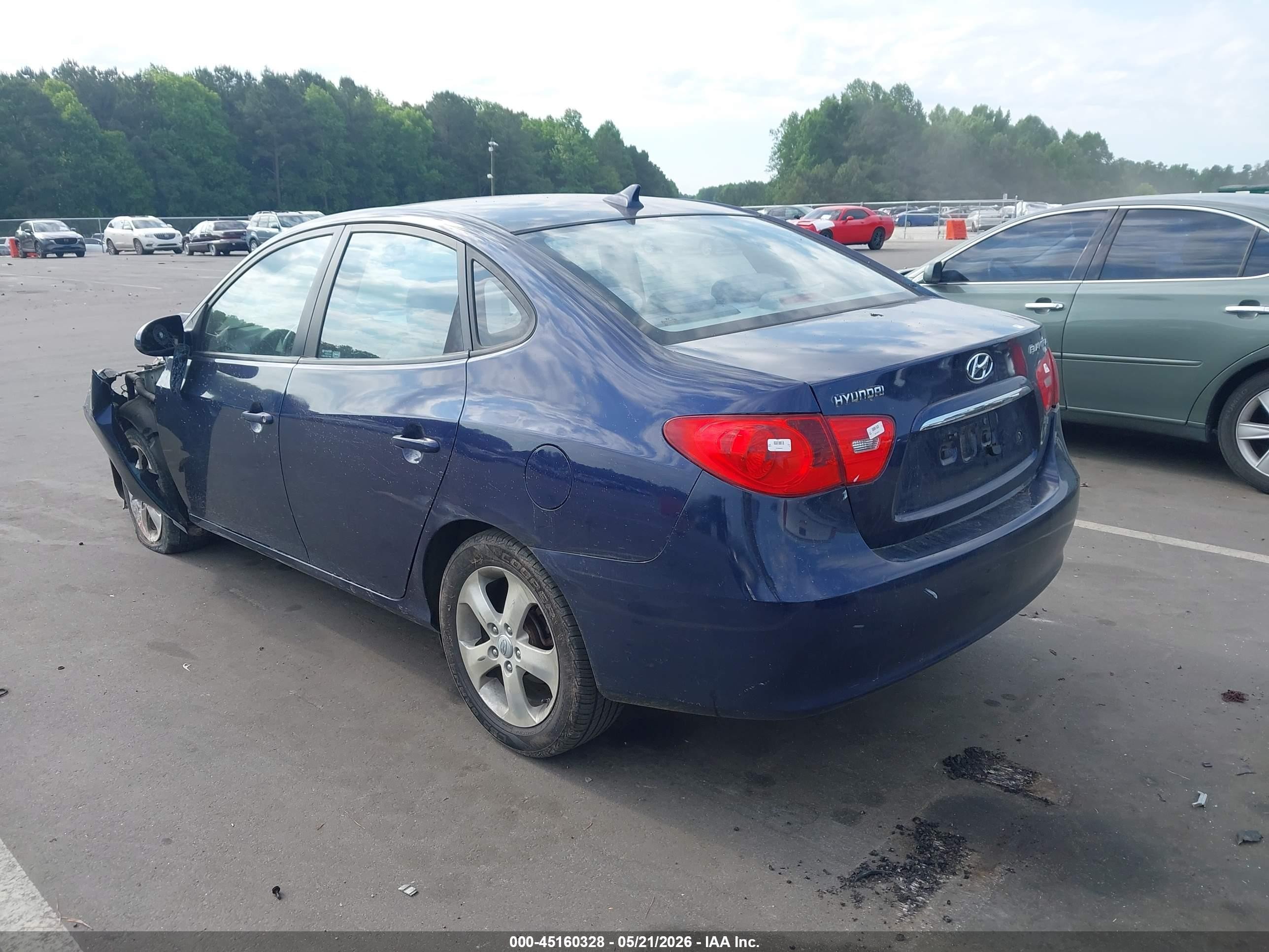 2010 Hyundai Elantra Se Blue vin: KMHDU4AD7AU998362