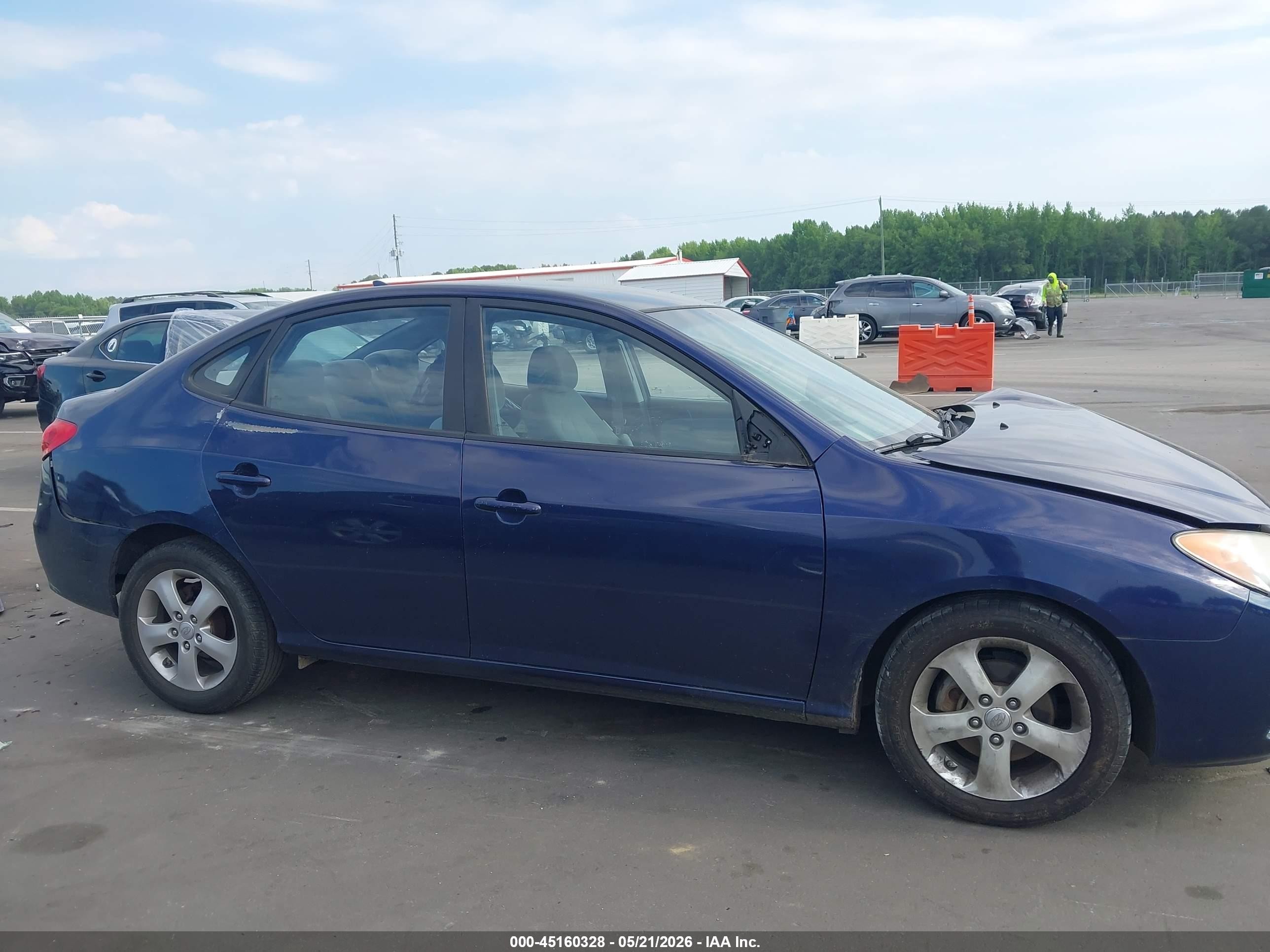 2010 Hyundai Elantra Se Blue vin: KMHDU4AD7AU998362