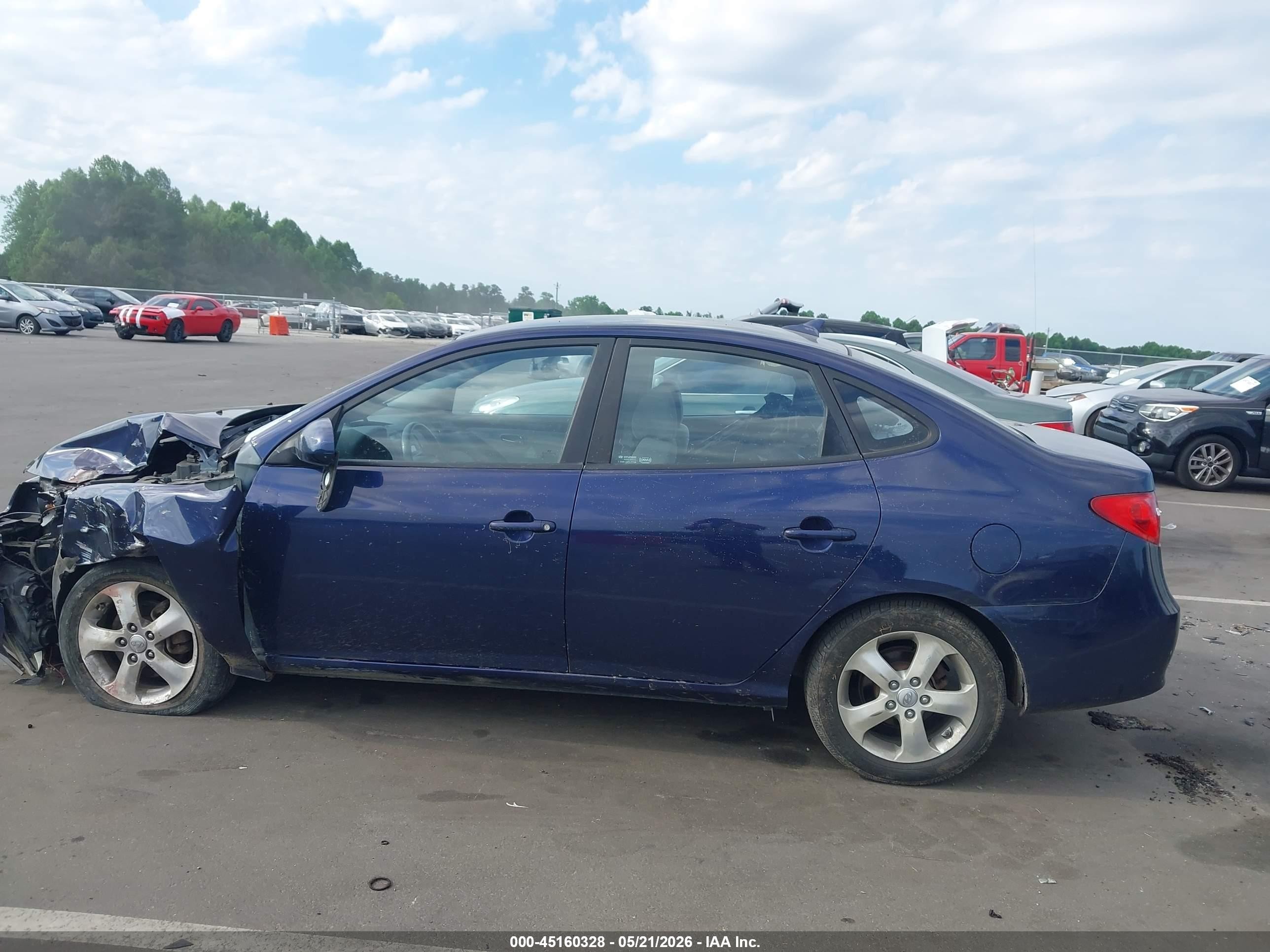2010 Hyundai Elantra Se Blue vin: KMHDU4AD7AU998362
