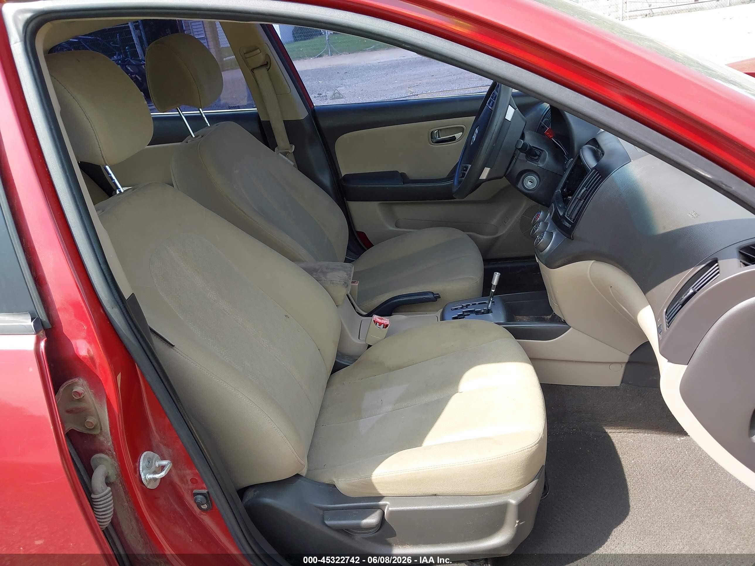 2010 Hyundai Elantra Gls Красный vin: KMHDU4AD8AU027340