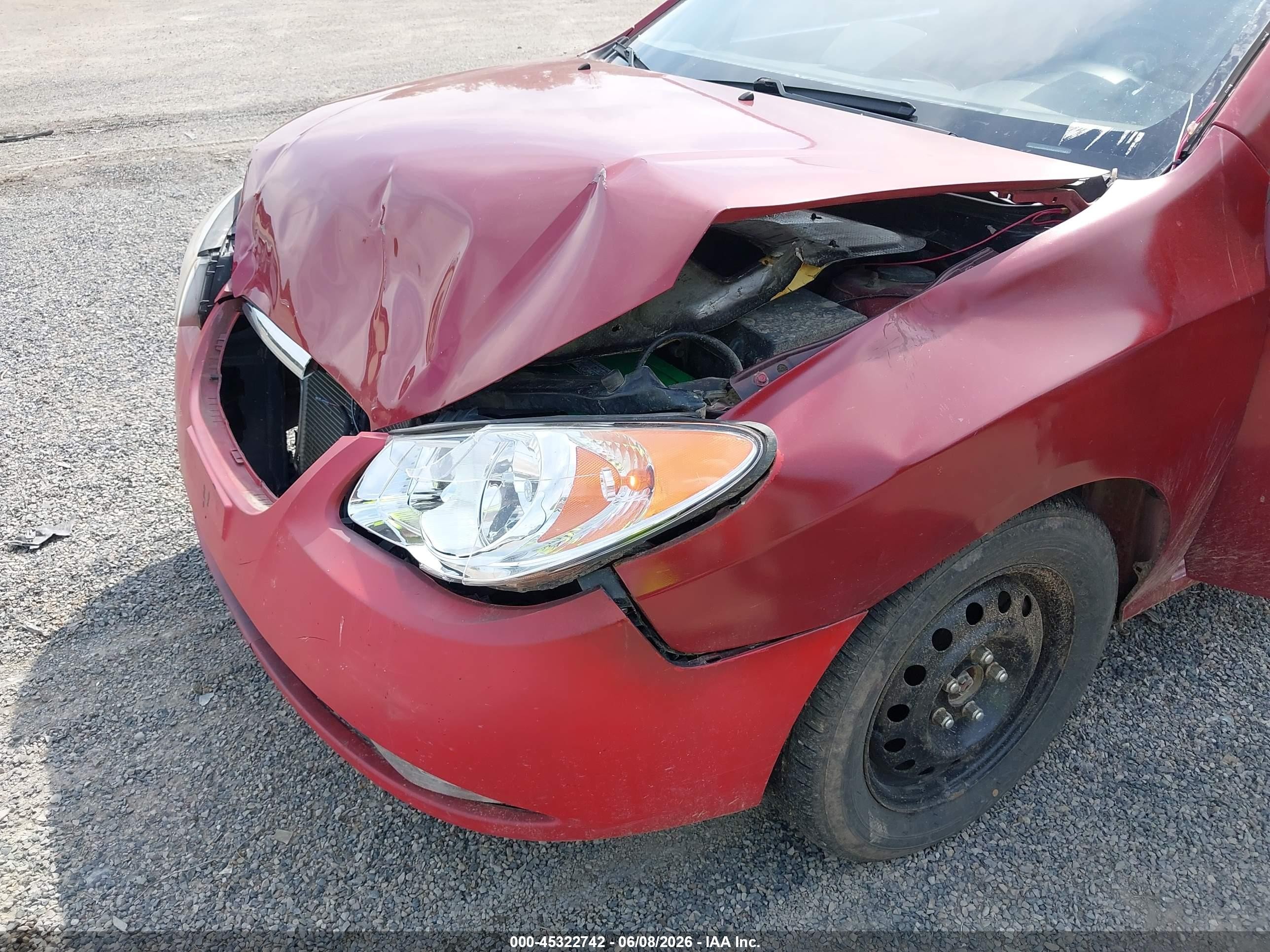 2010 Hyundai Elantra Gls Красный vin: KMHDU4AD8AU027340