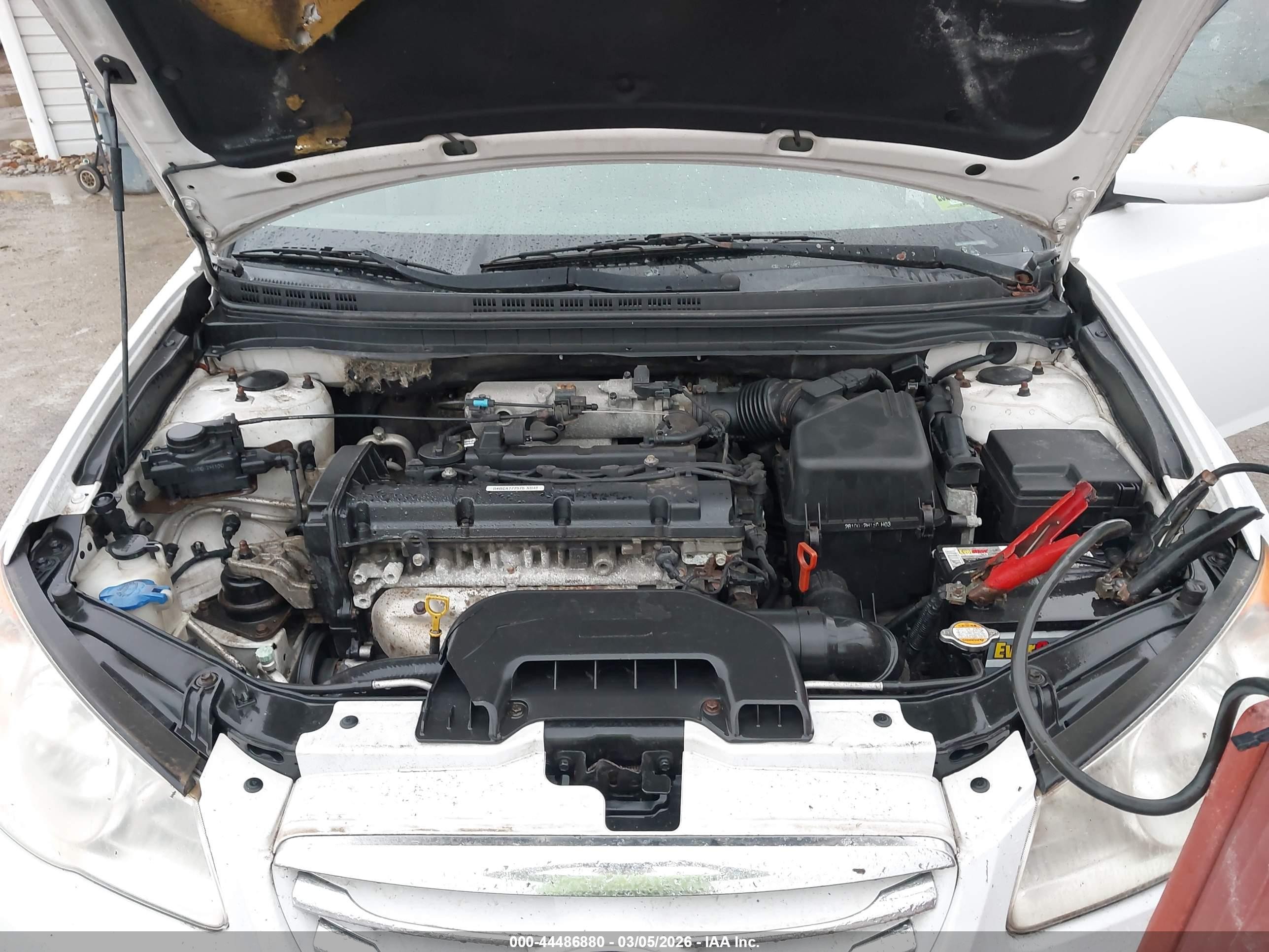 2010 Hyundai Elantra Gls White vin: KMHDU4AD8AU059172