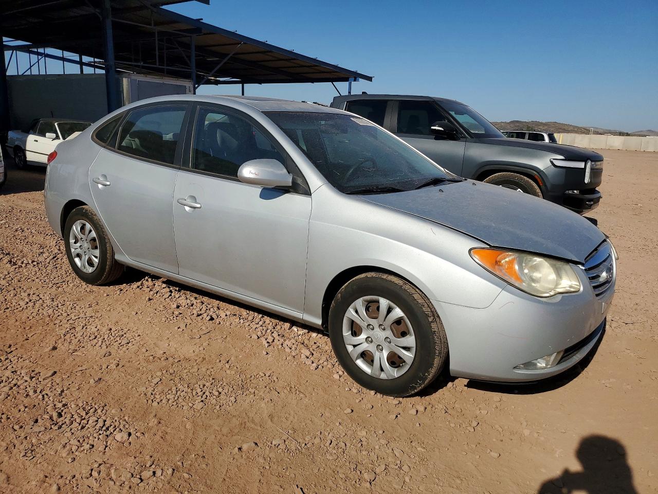 2010 Hyundai Elantra Gls Silver vin: KMHDU4AD8AU070575