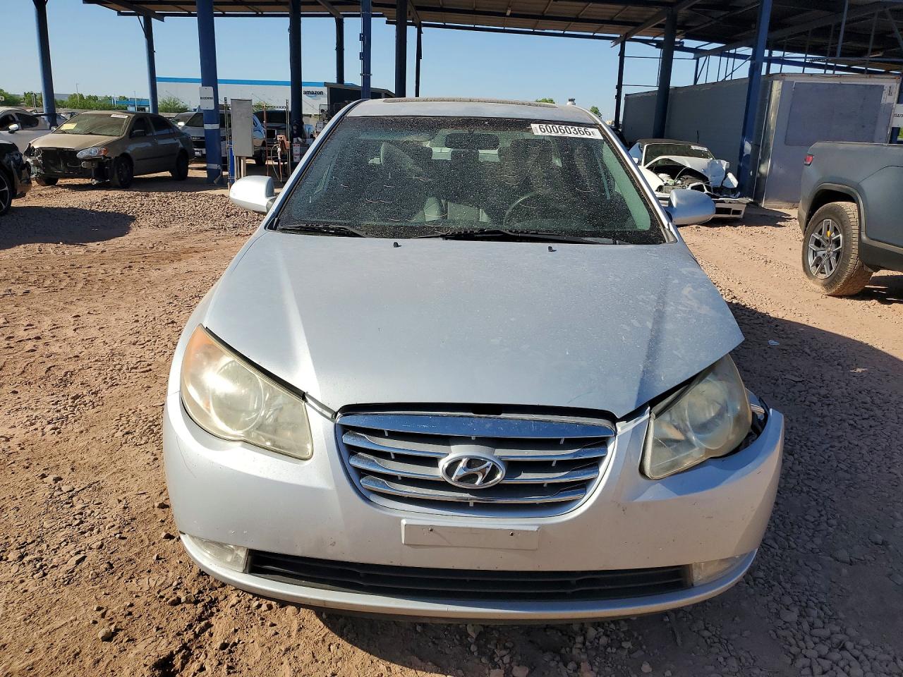 2010 Hyundai Elantra Gls Silver vin: KMHDU4AD8AU070575