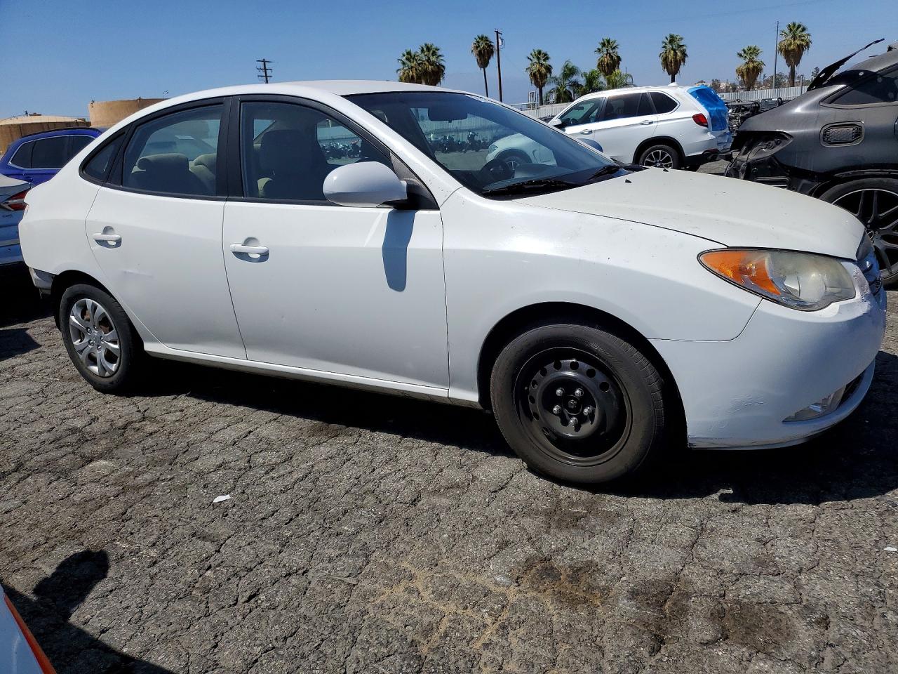 2010 Hyundai Elantra Gls White vin: KMHDU4AD8AU094018