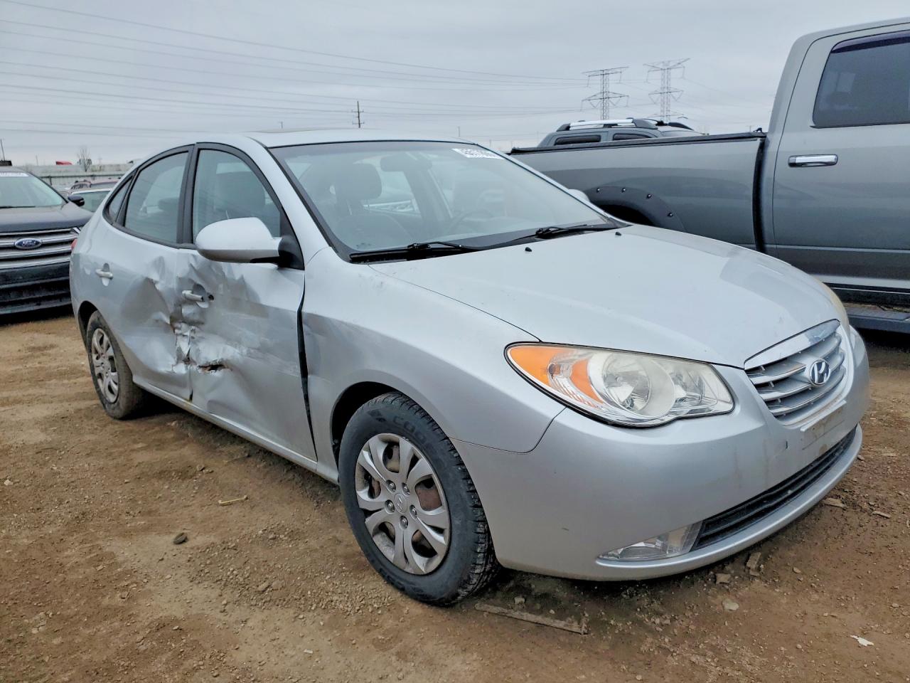 2010 Hyundai Elantra Gls Серебряный vin: KMHDU4AD8AU097744