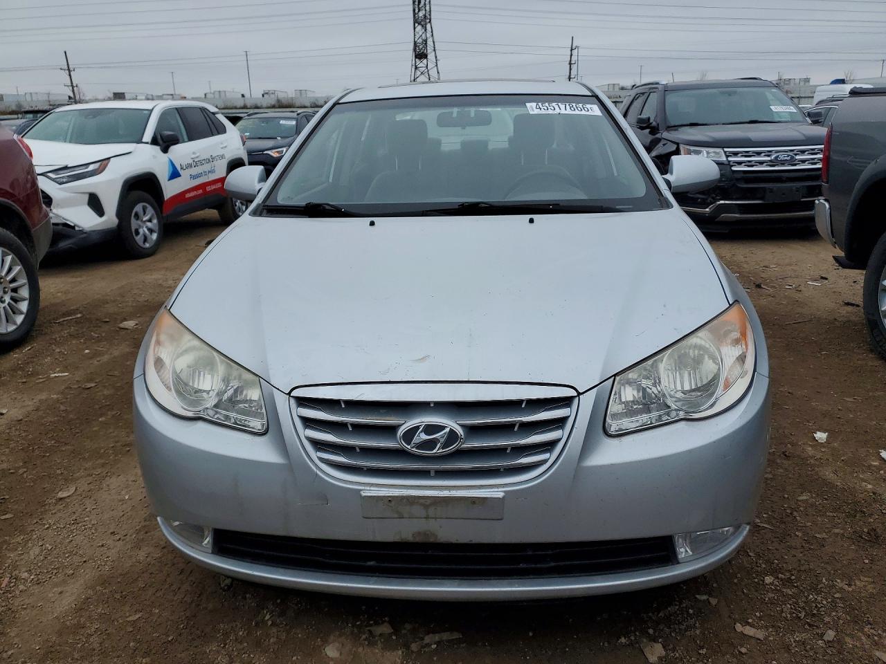 2010 Hyundai Elantra Gls Серебряный vin: KMHDU4AD8AU097744