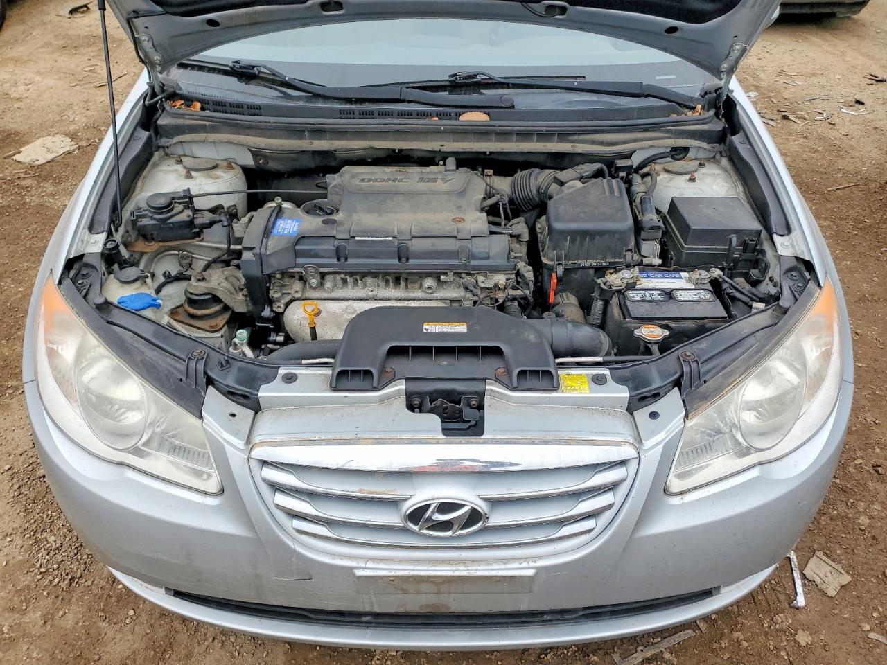 2010 Hyundai Elantra Gls Серебряный vin: KMHDU4AD8AU097744