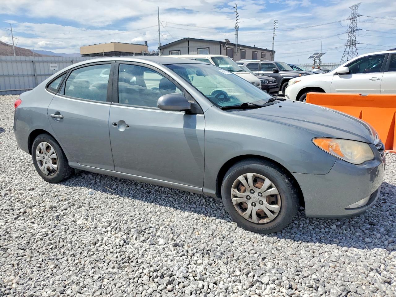 2010 Hyundai Elantra Gls Gray vin: KMHDU4AD8AU099834