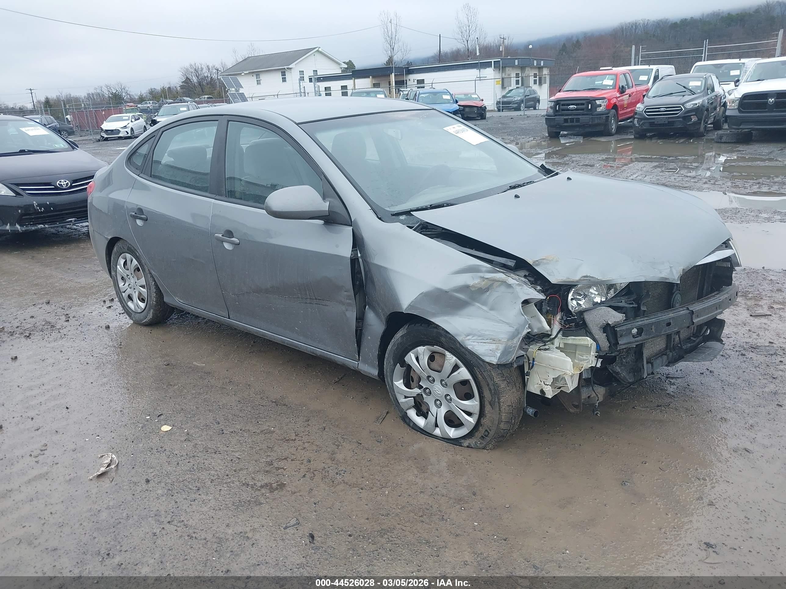 2010 Hyundai Elantra Gls Silver vin: KMHDU4AD8AU105096