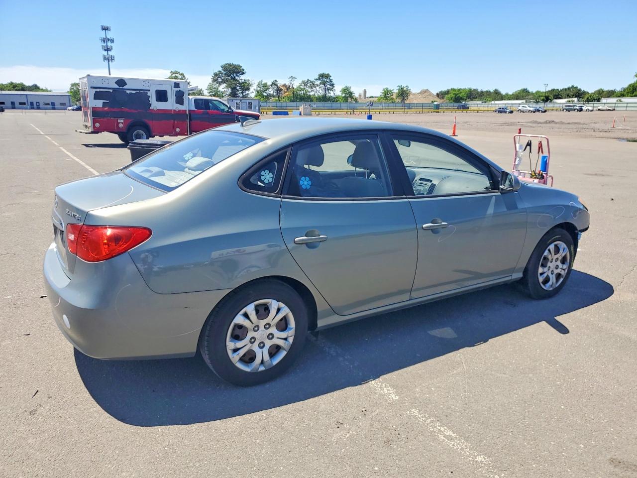 2010 Hyundai Elantra Gls Gray vin: KMHDU4AD8AU163712