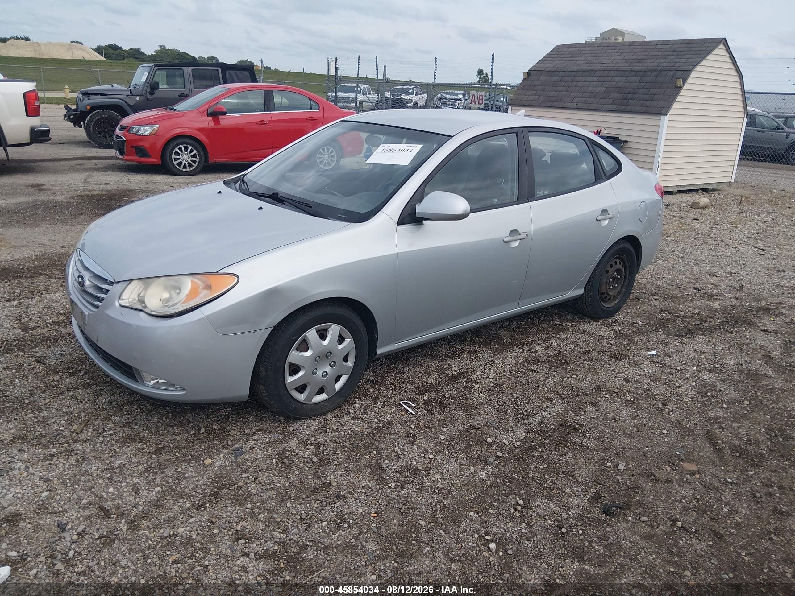 2010 Hyundai Elantra Gls Silver vin: KMHDU4AD8AU165024
