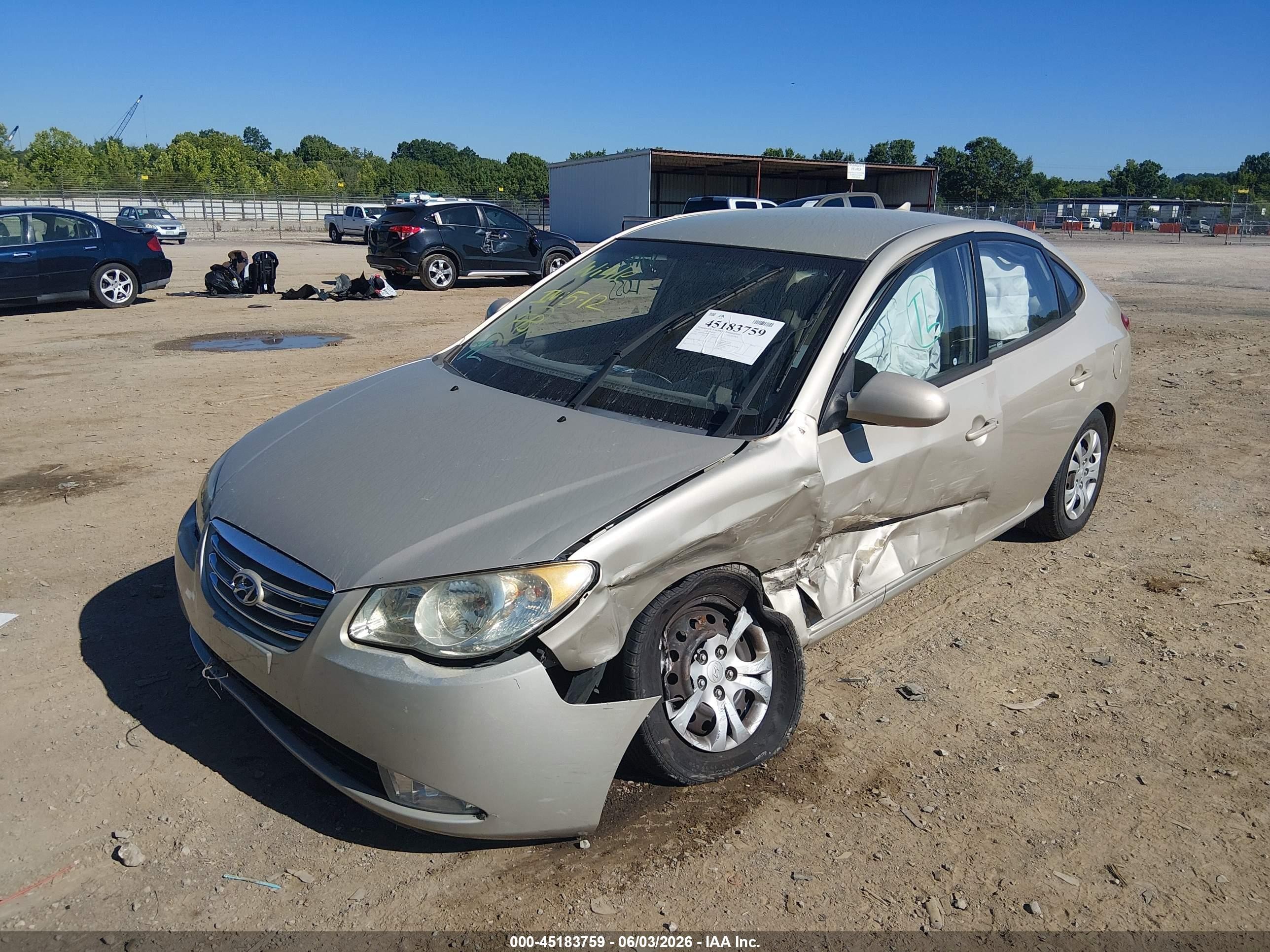 2010 Hyundai Elantra Gls Gold vin: KMHDU4AD8AU170269