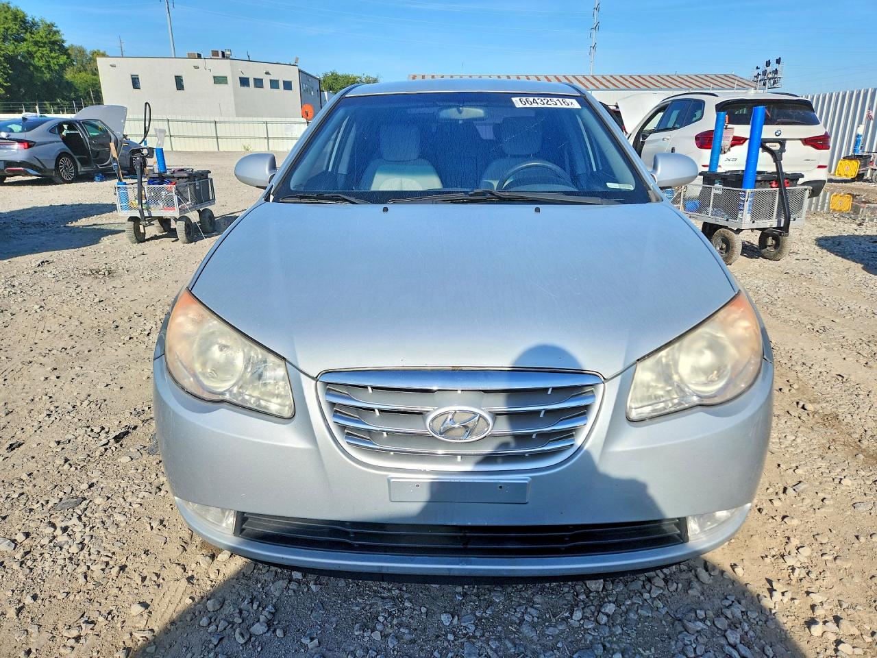 2010 Hyundai Elantra Gls Silver vin: KMHDU4AD8AU178517