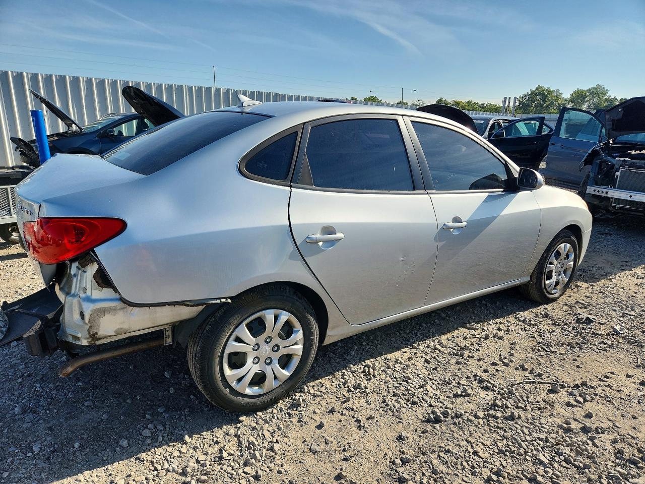 2010 Hyundai Elantra Gls Silver vin: KMHDU4AD8AU178517