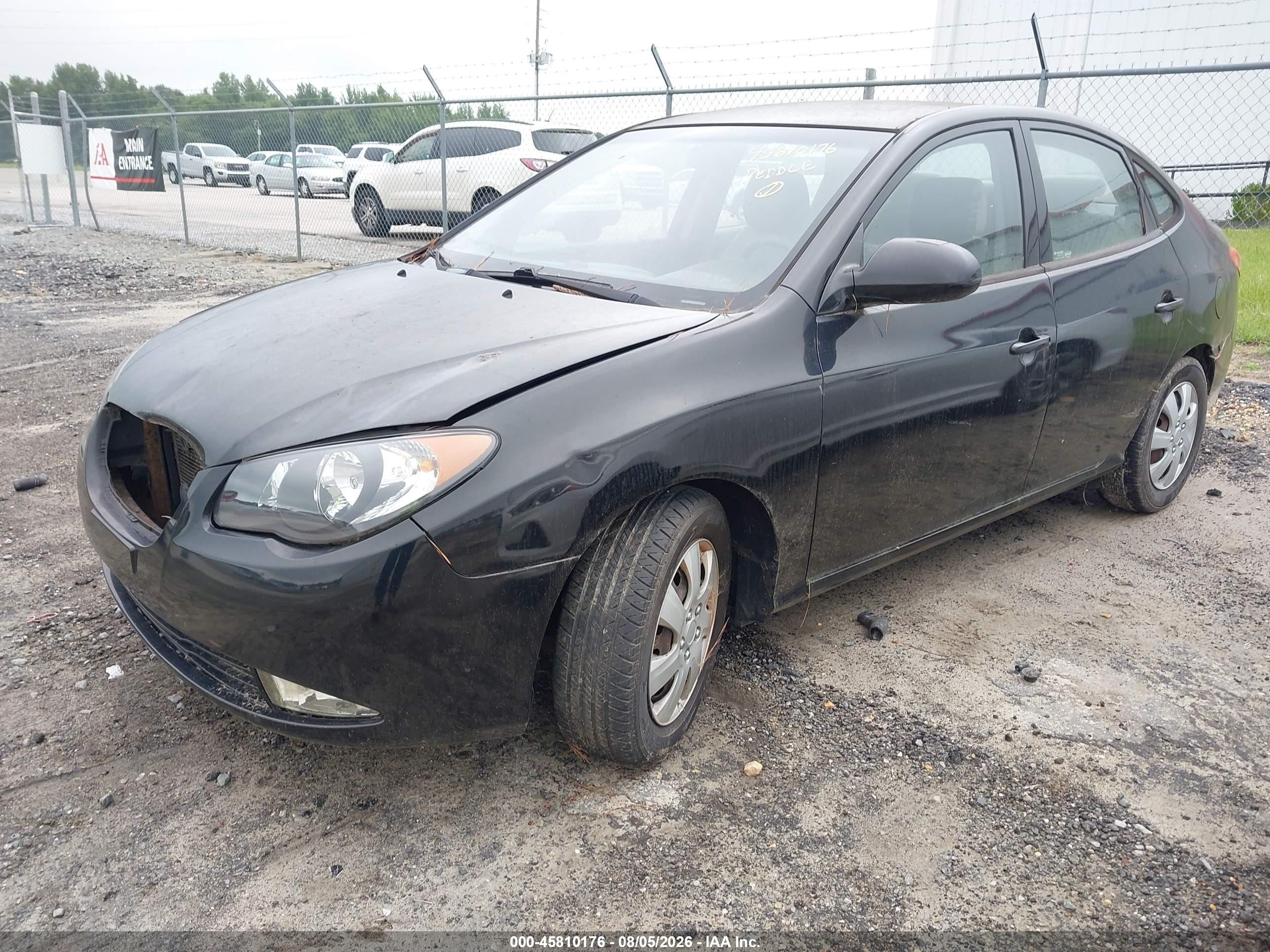 2010 Hyundai Elantra Gls Черный vin: KMHDU4AD8AU179912