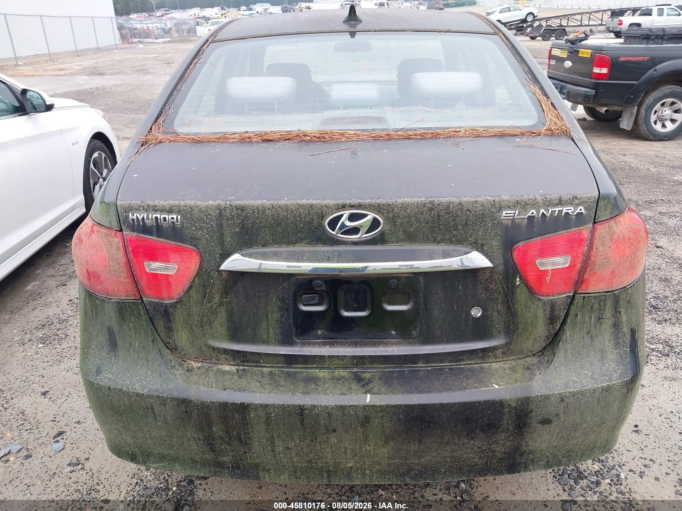 2010 Hyundai Elantra Gls Черный vin: KMHDU4AD8AU179912
