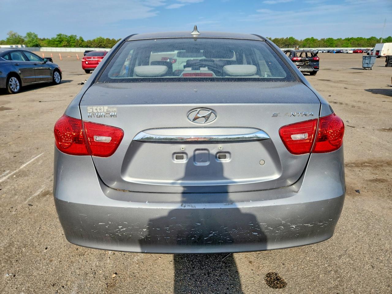 2010 Hyundai Elantra Gls Silver vin: KMHDU4AD8AU183412