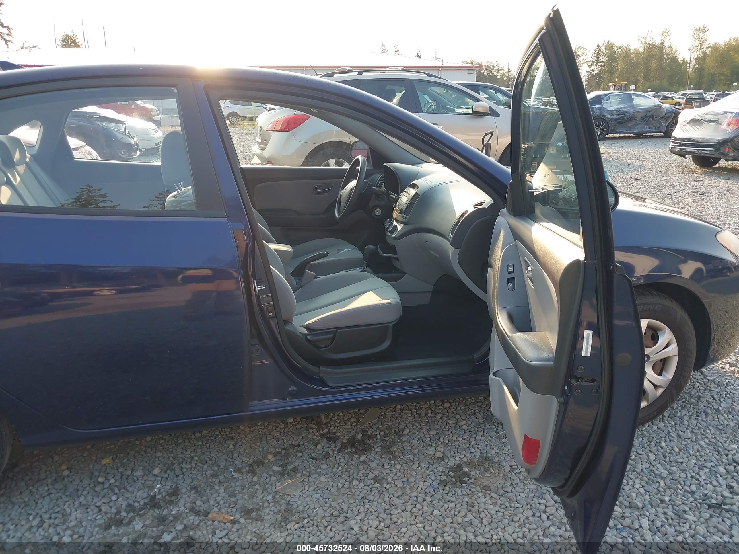 2010 Hyundai Elantra Gls Синий vin: KMHDU4AD8AU183961