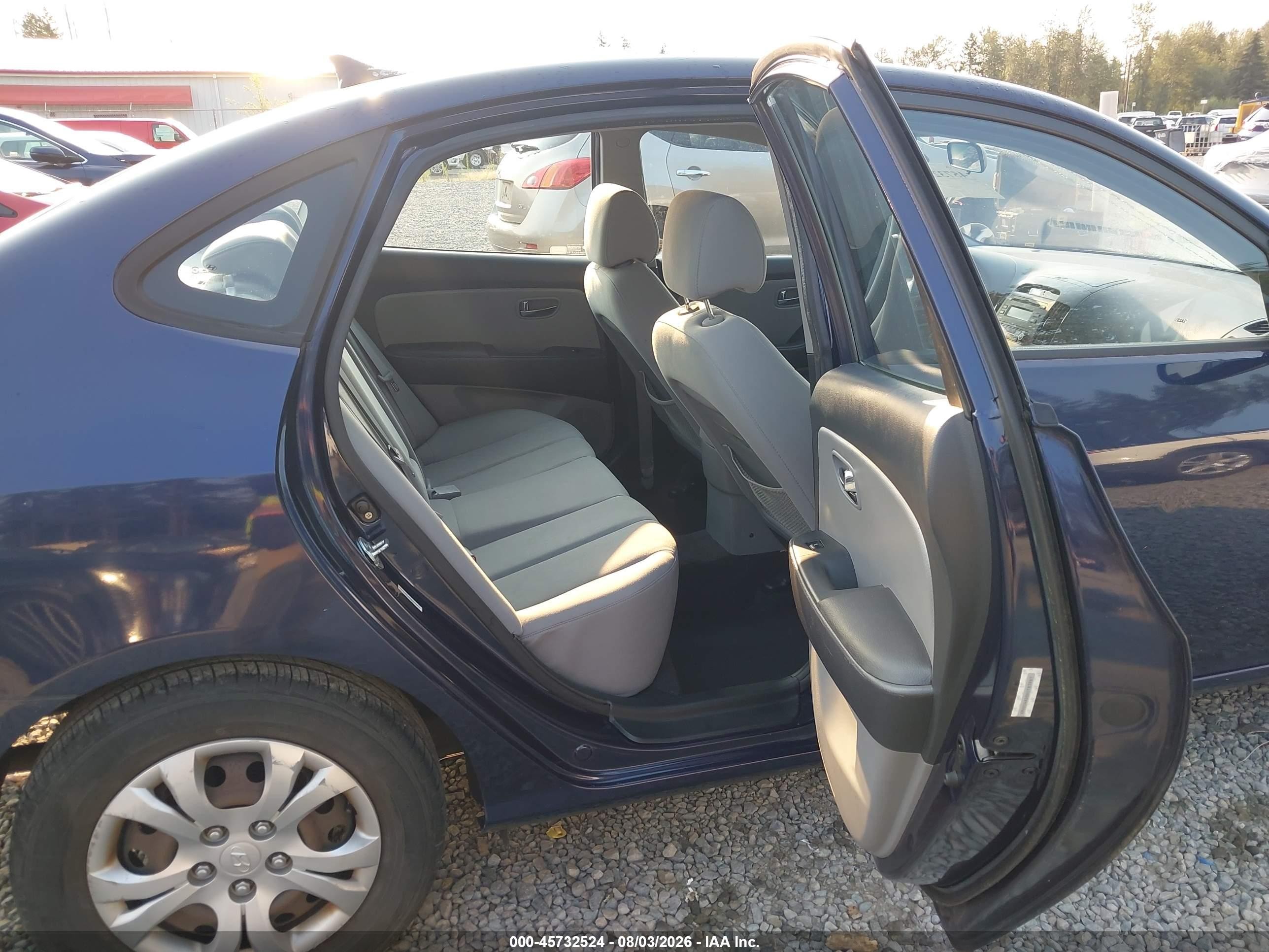 2010 Hyundai Elantra Gls Синий vin: KMHDU4AD8AU183961