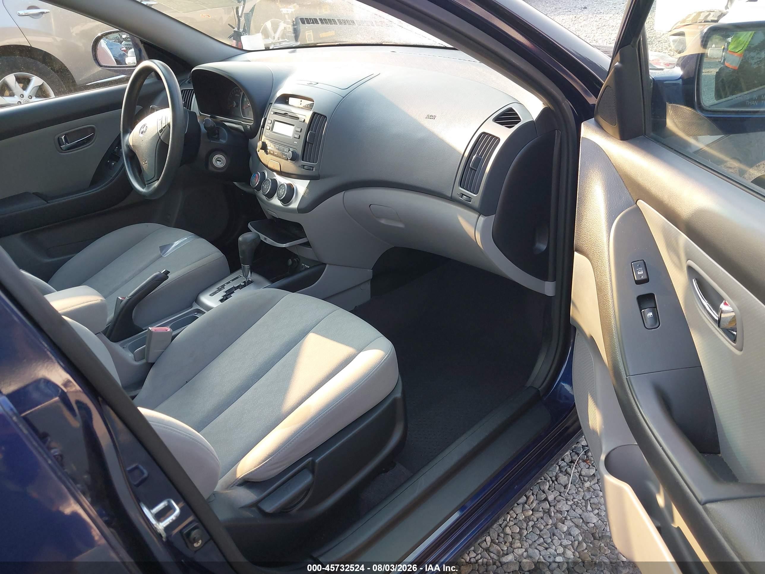 2010 Hyundai Elantra Gls Синий vin: KMHDU4AD8AU183961