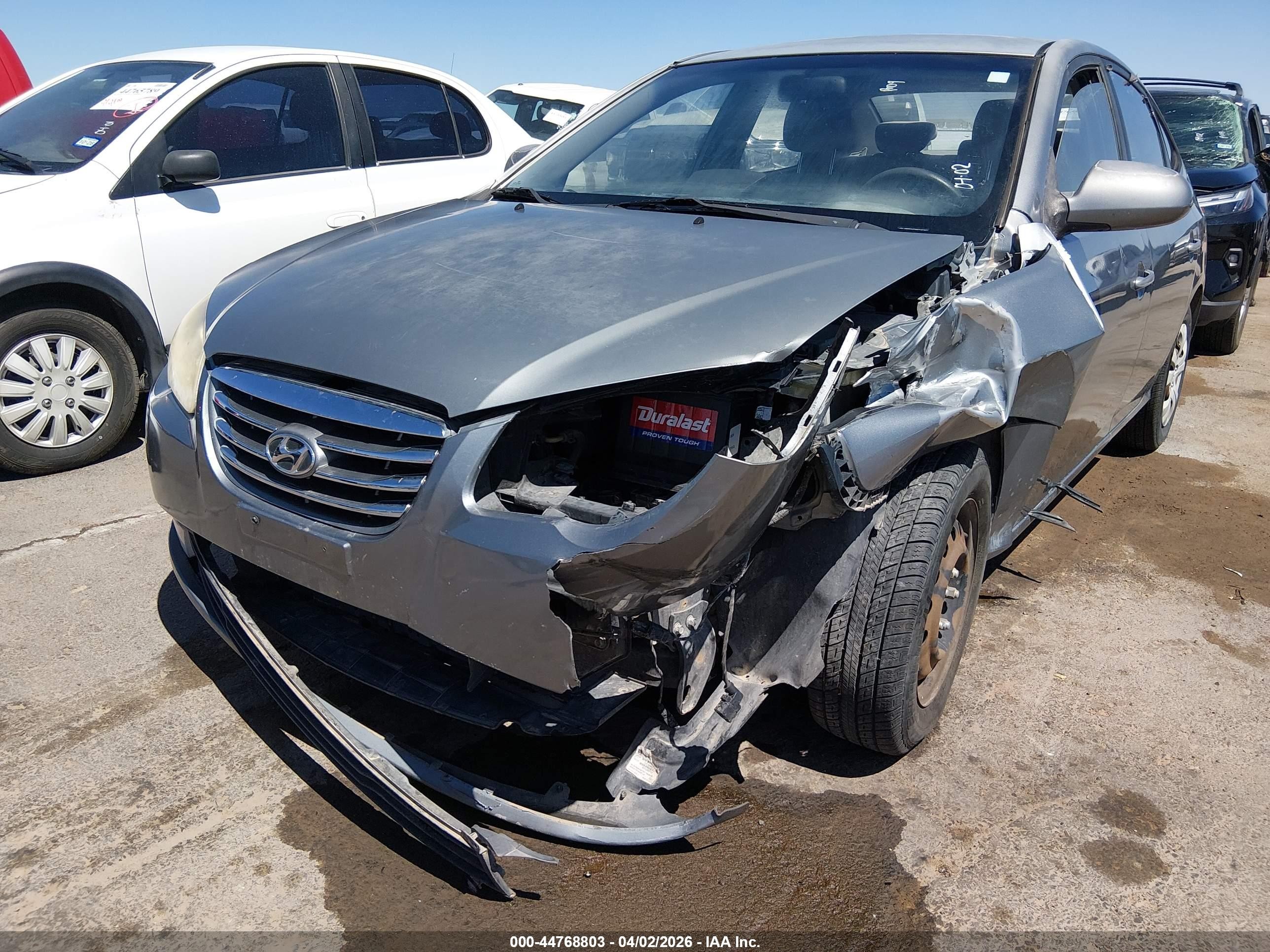 2010 Hyundai Elantra Gls Gray vin: KMHDU4AD8AU192742