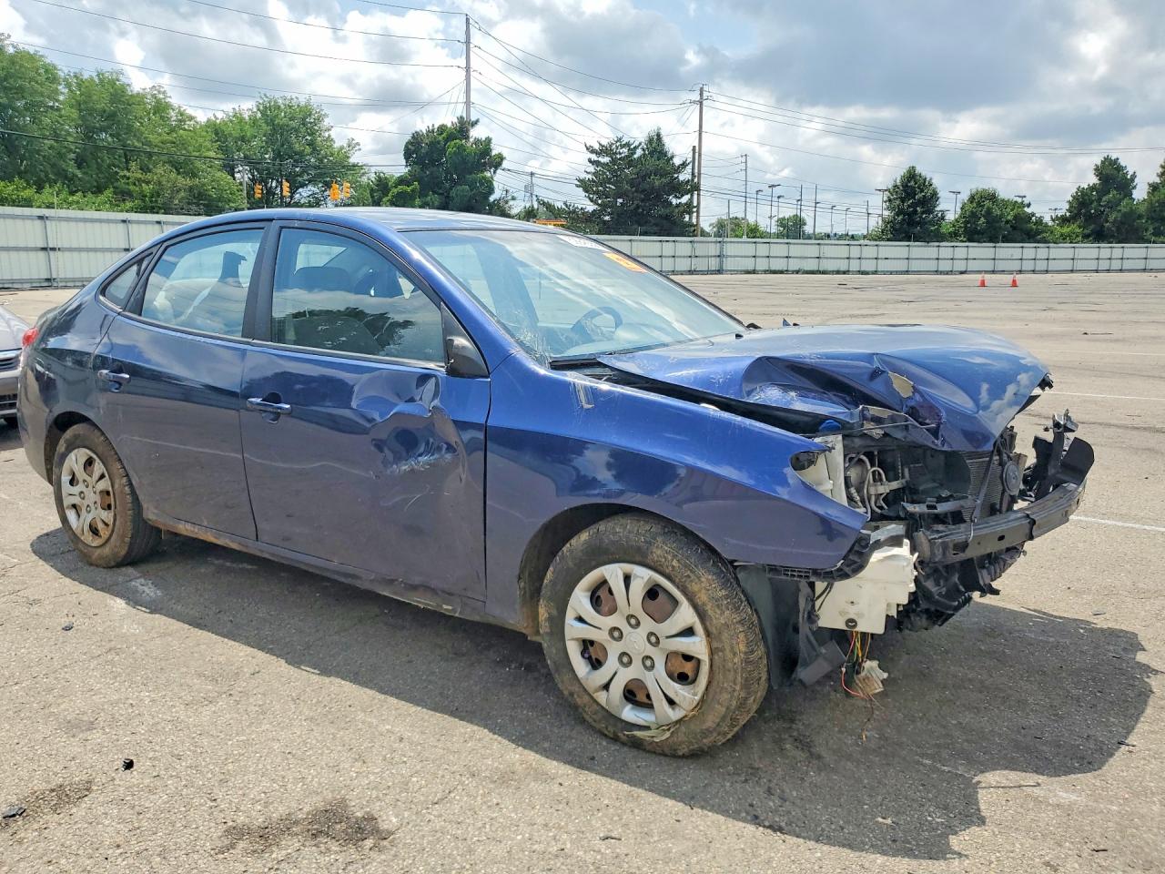 2010 Hyundai Elantra Gls Blue vin: KMHDU4AD8AU838457