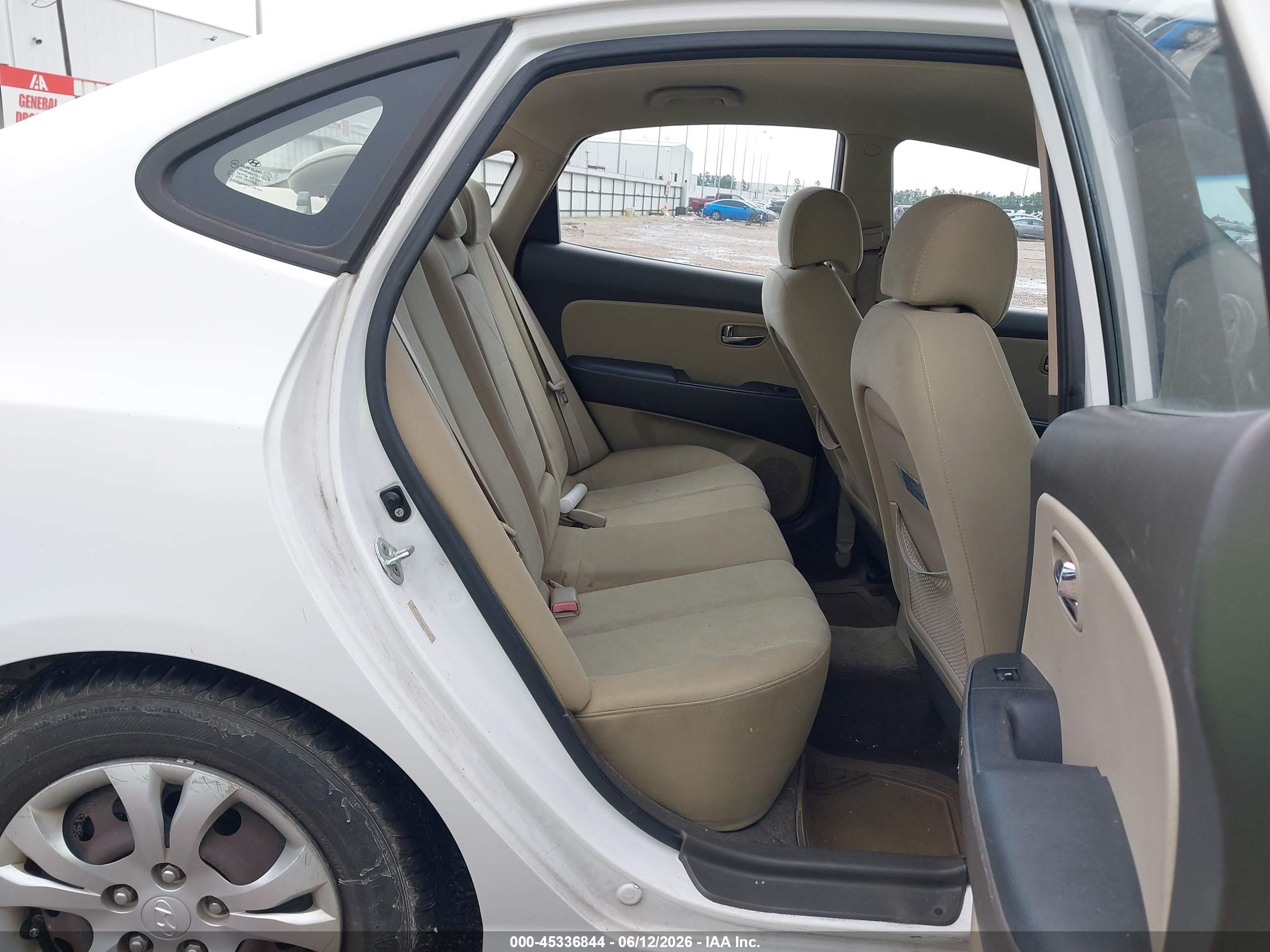 2010 Hyundai Elantra Gls White vin: KMHDU4AD8AU852519