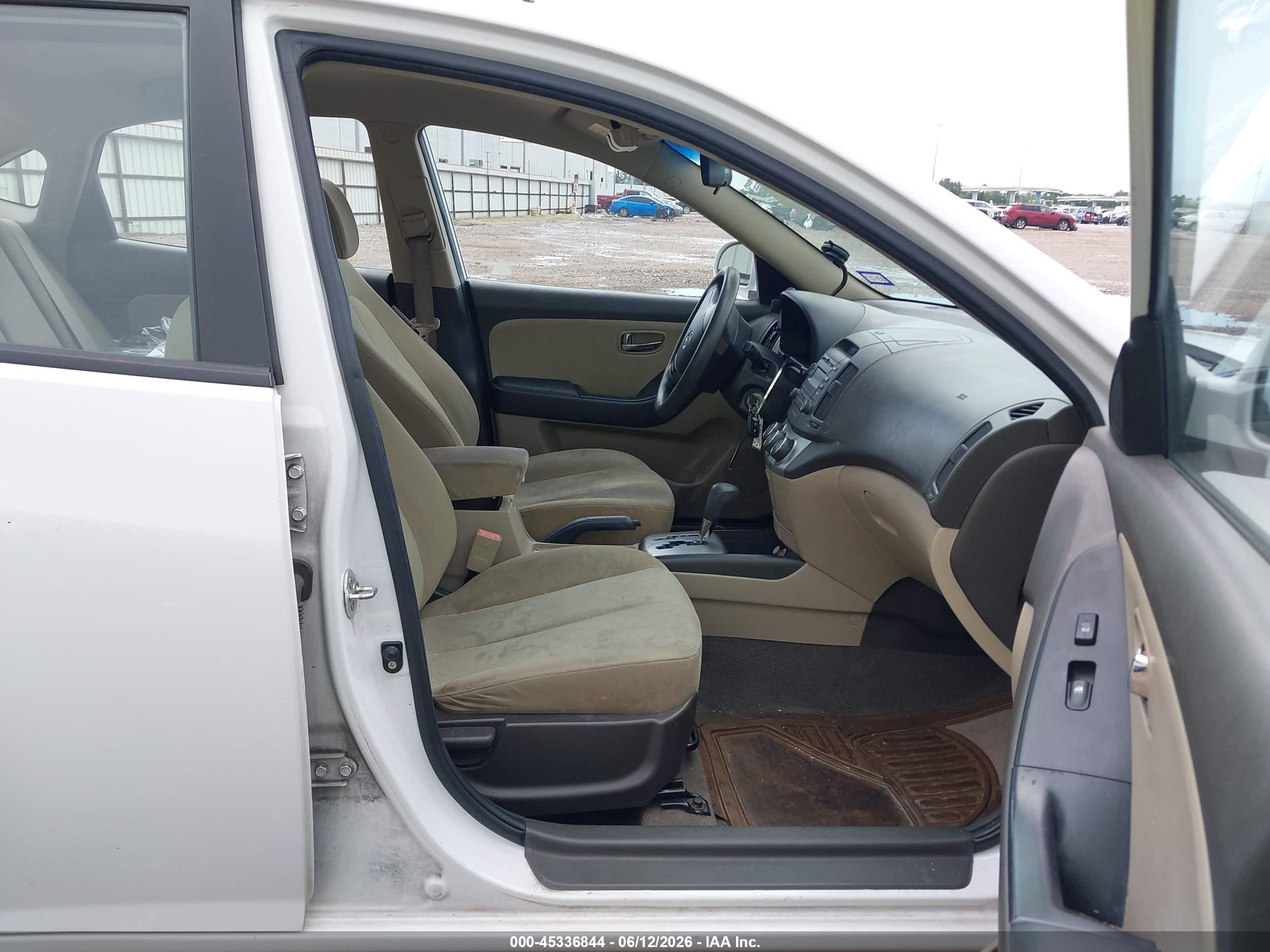 2010 Hyundai Elantra Gls White vin: KMHDU4AD8AU852519