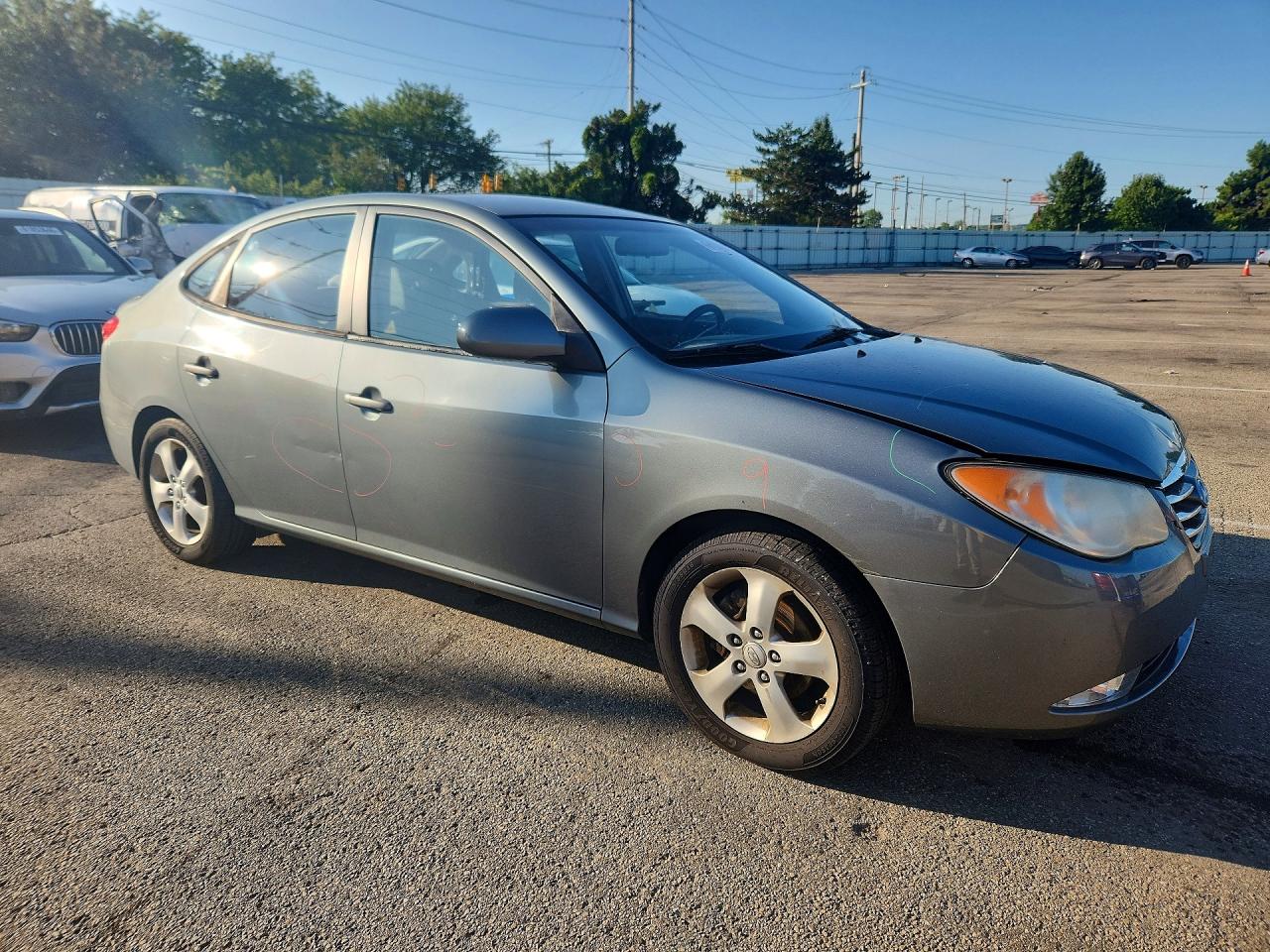 2010 Hyundai Elantra Se Gray vin: KMHDU4AD8AU872351