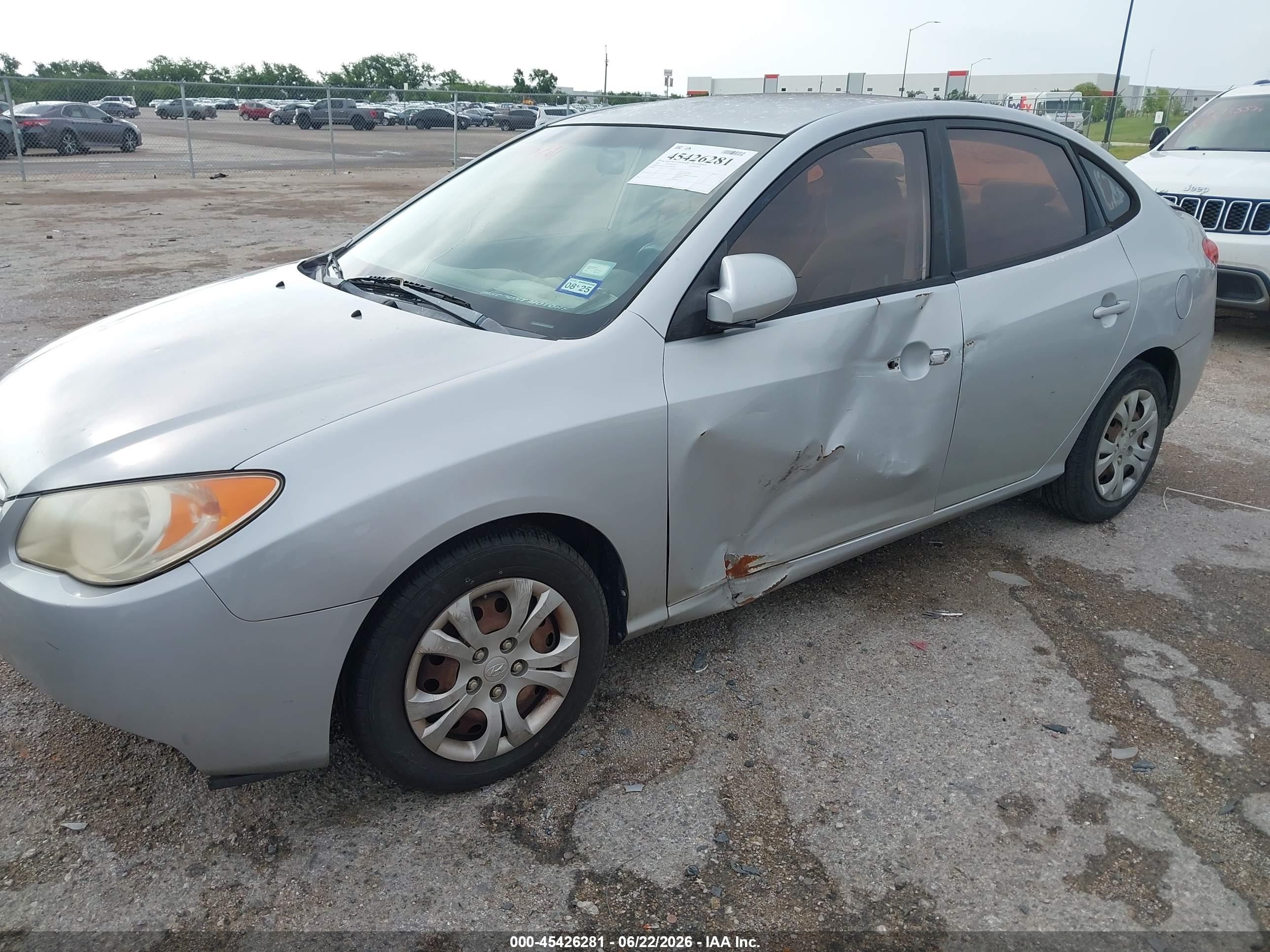 2010 Hyundai Elantra Gls Silver vin: KMHDU4AD8AU890526