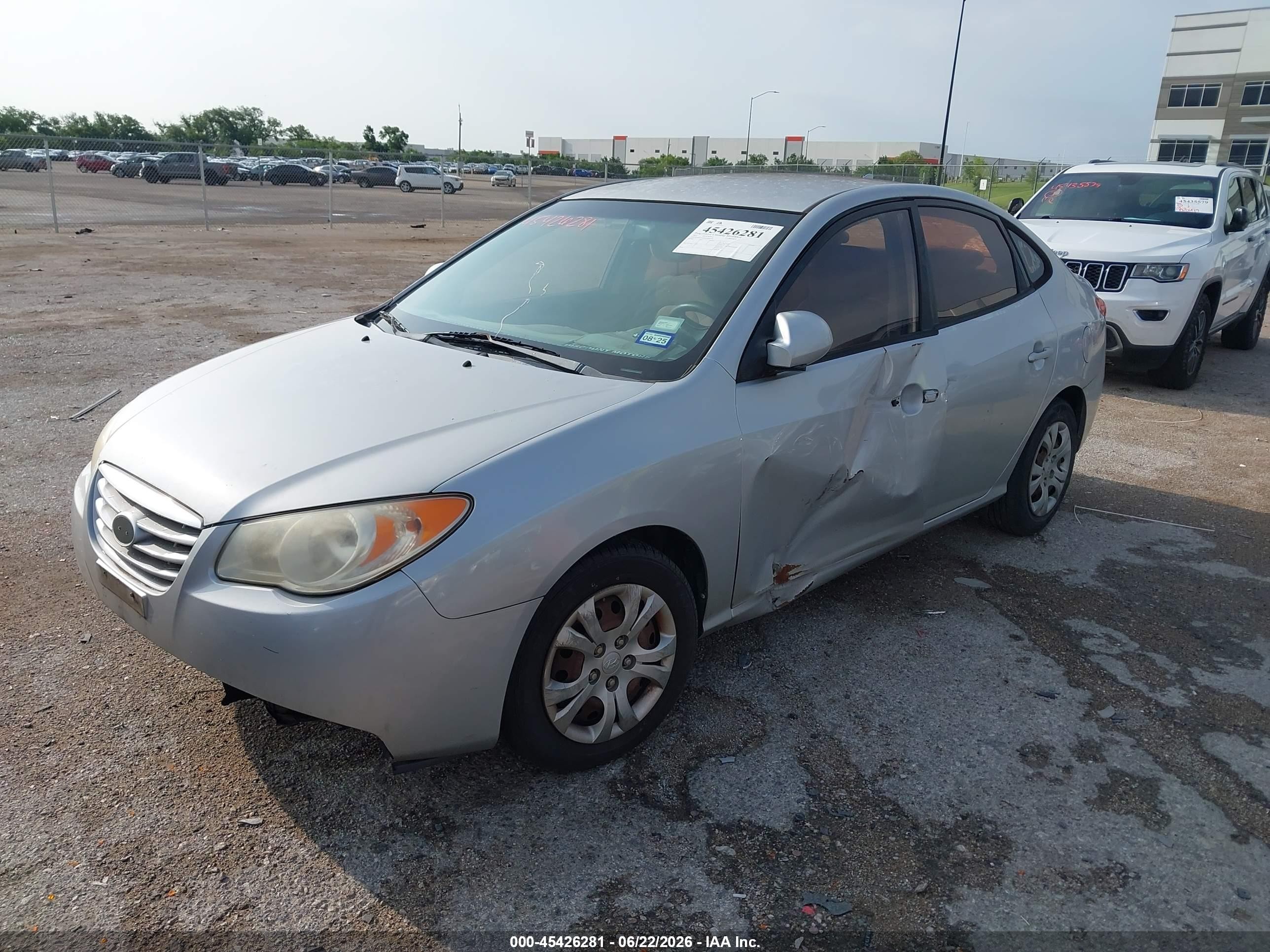 2010 Hyundai Elantra Gls Silver vin: KMHDU4AD8AU890526