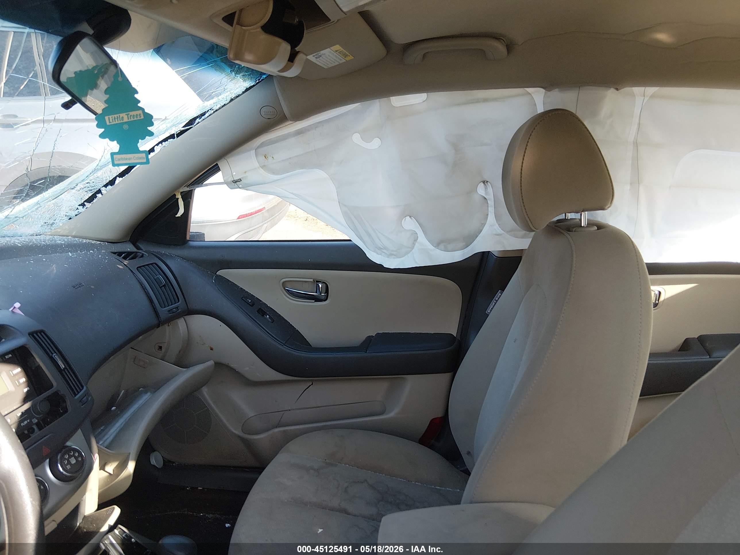 2010 Hyundai Elantra Gls Gray vin: KMHDU4AD8AU906238