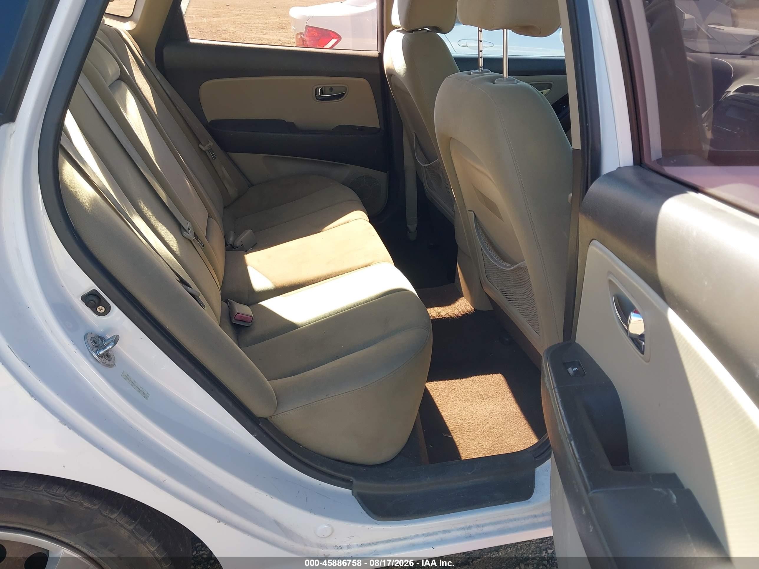 2010 Hyundai Elantra Gls White vin: KMHDU4AD8AU968481