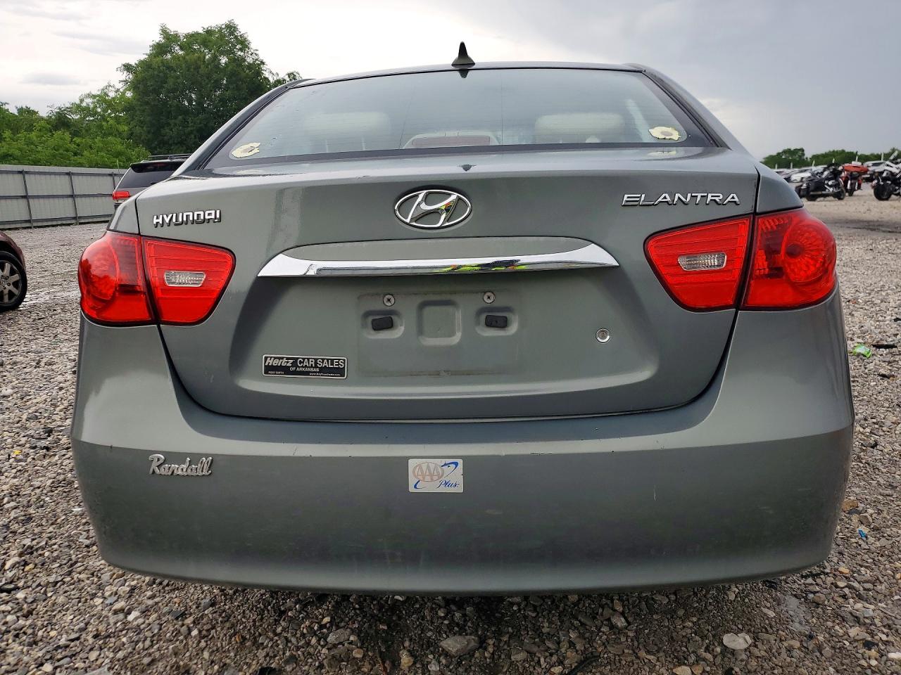 2010 Hyundai Elantra Gls Gray vin: KMHDU4AD8AU973809