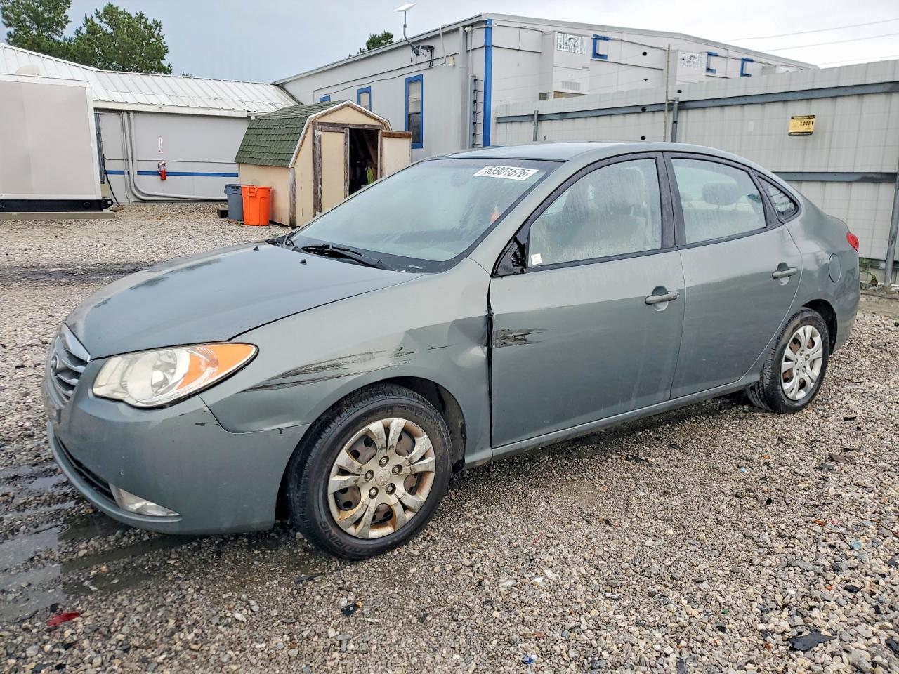 2010 Hyundai Elantra Gls Gray vin: KMHDU4AD8AU973809
