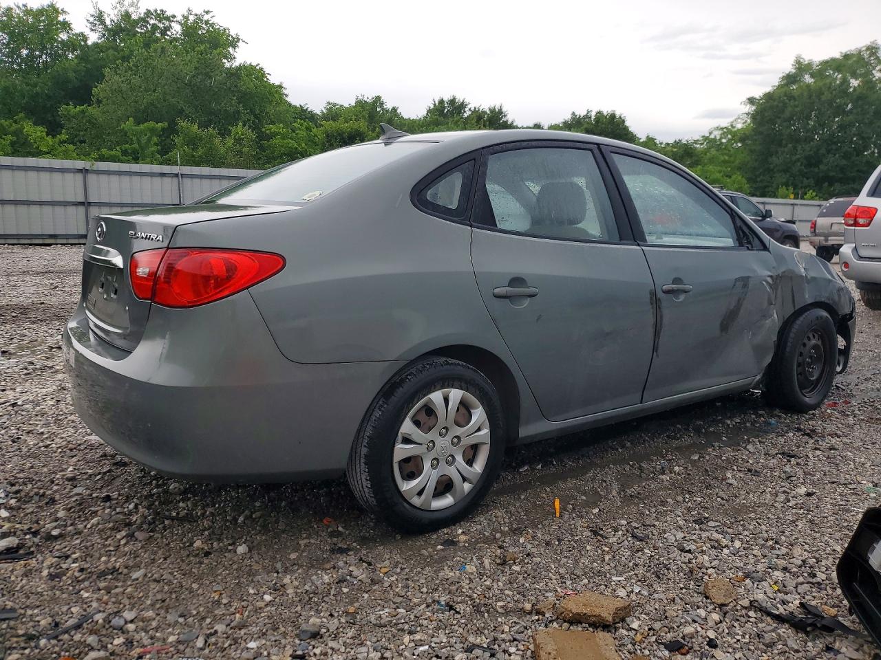 2010 Hyundai Elantra Gls Gray vin: KMHDU4AD8AU973809