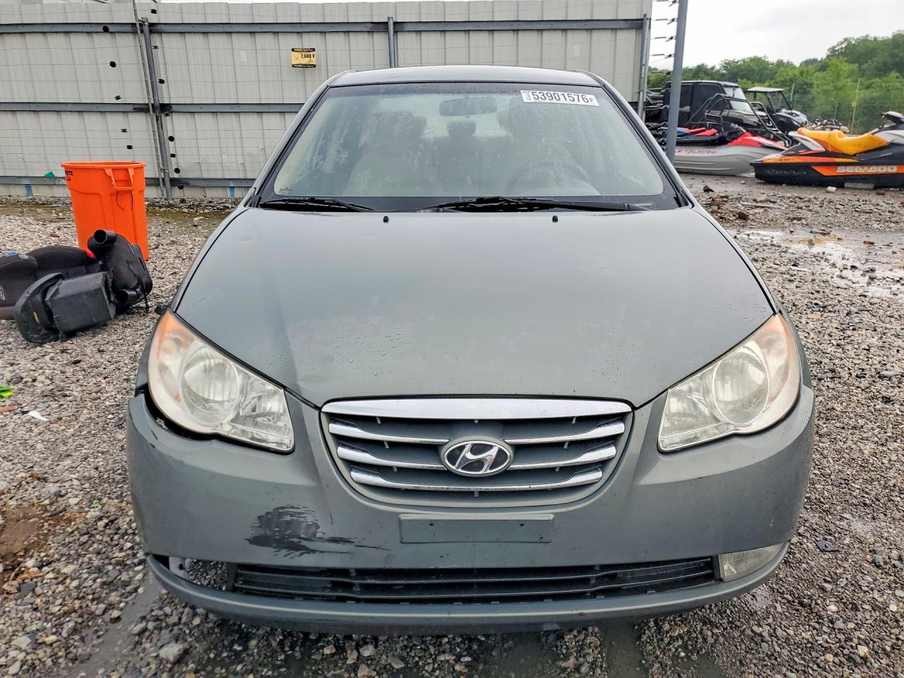 2010 Hyundai Elantra Gls Gray vin: KMHDU4AD8AU973809