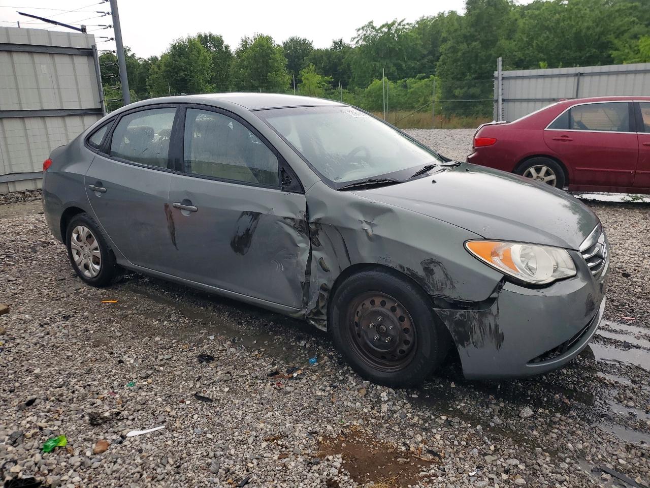 2010 Hyundai Elantra Gls Gray vin: KMHDU4AD8AU973809