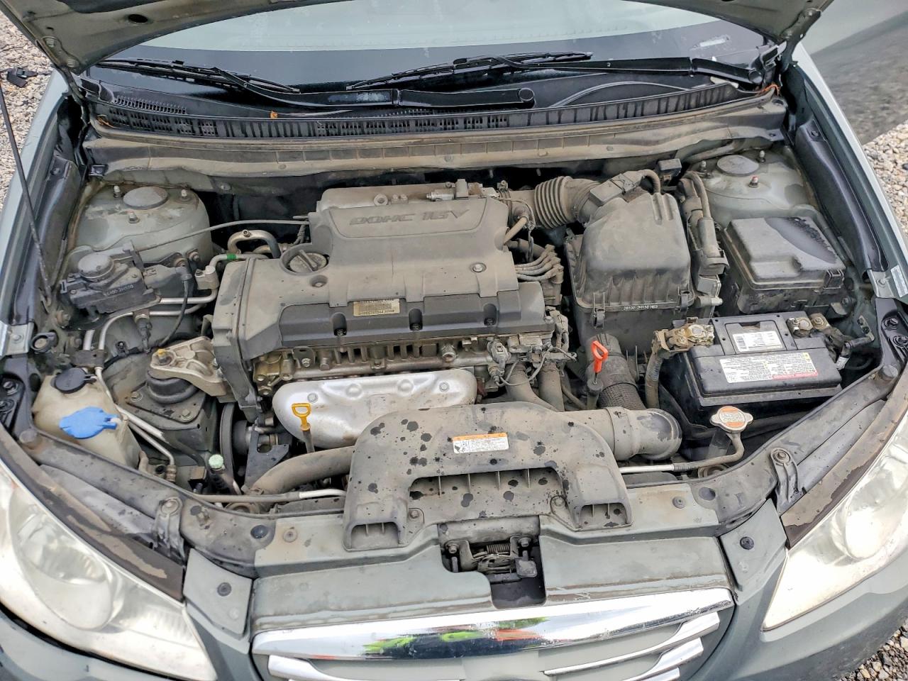 2010 Hyundai Elantra Gls Gray vin: KMHDU4AD8AU973809