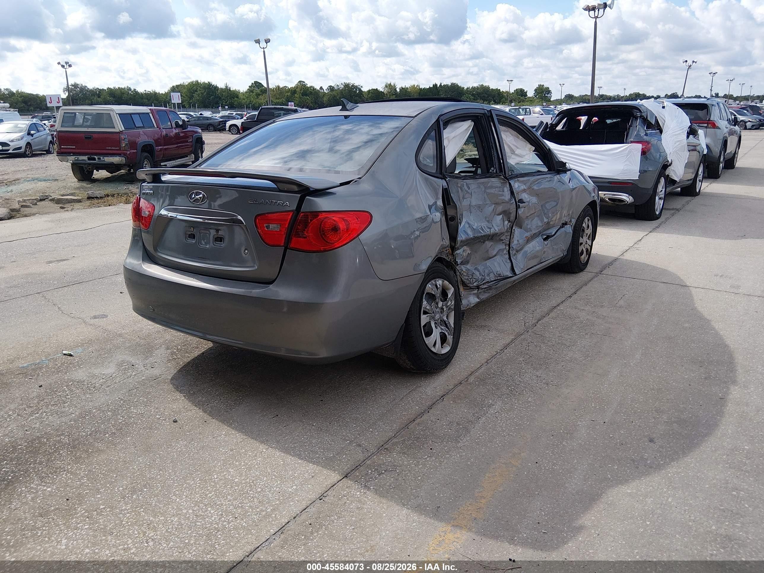 2010 Hyundai Elantra Gls Silver vin: KMHDU4AD9AU035222