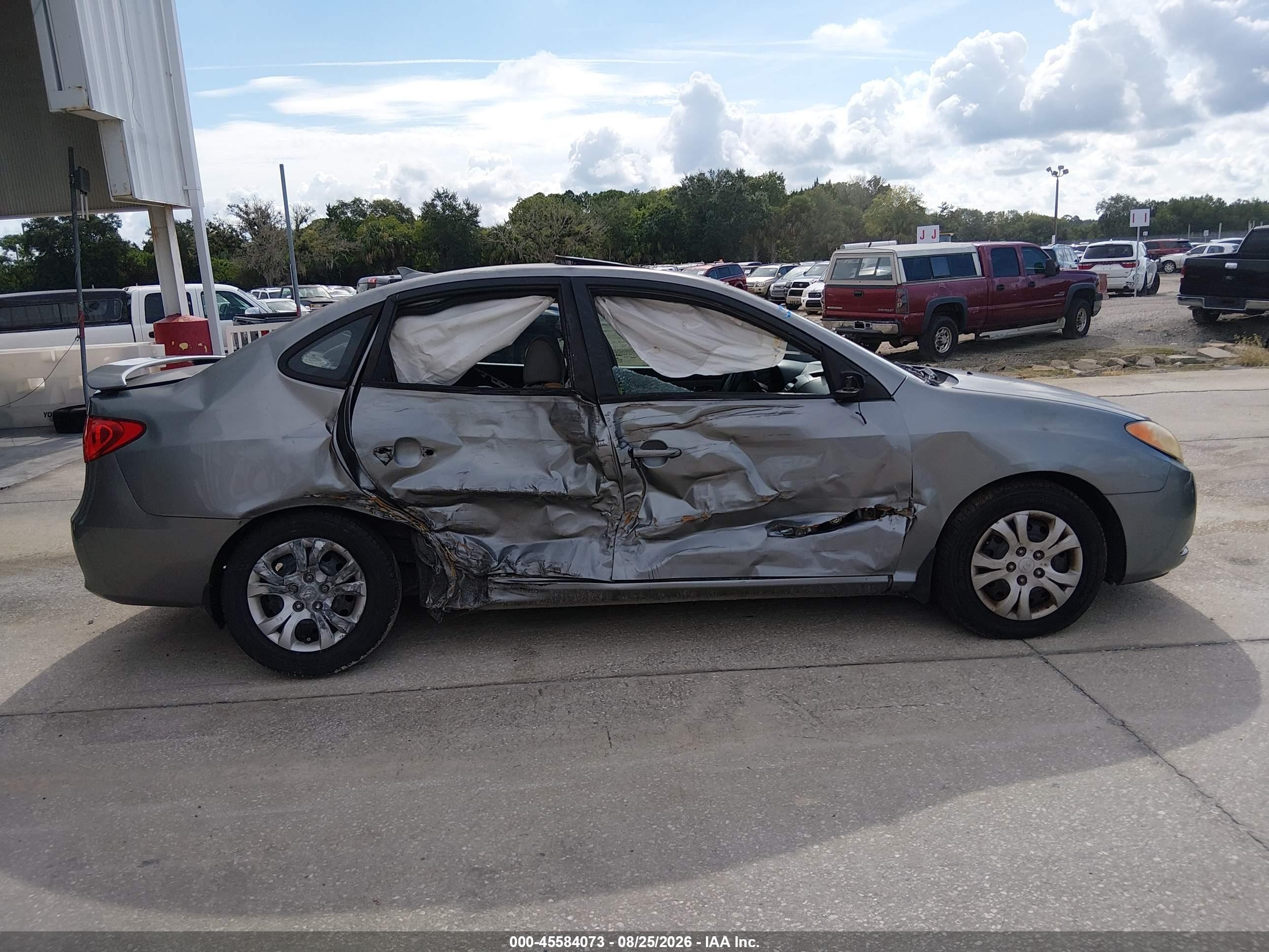 2010 Hyundai Elantra Gls Silver vin: KMHDU4AD9AU035222