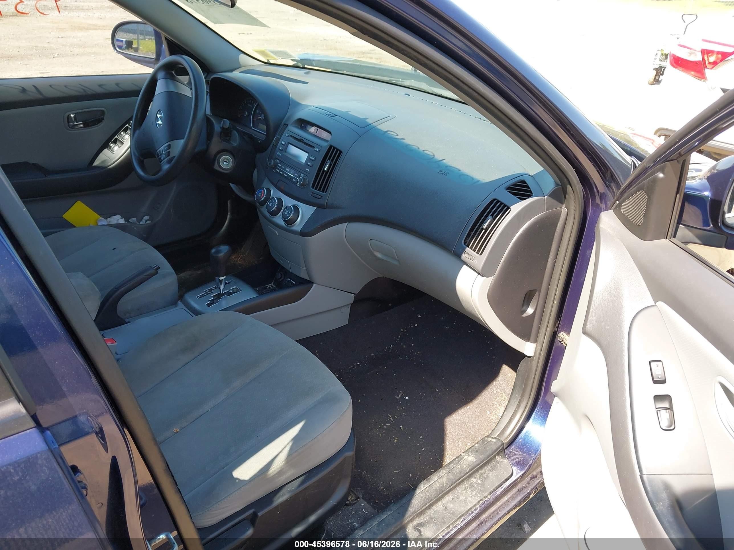 2010 Hyundai Elantra Gls Blue vin: KMHDU4AD9AU039464