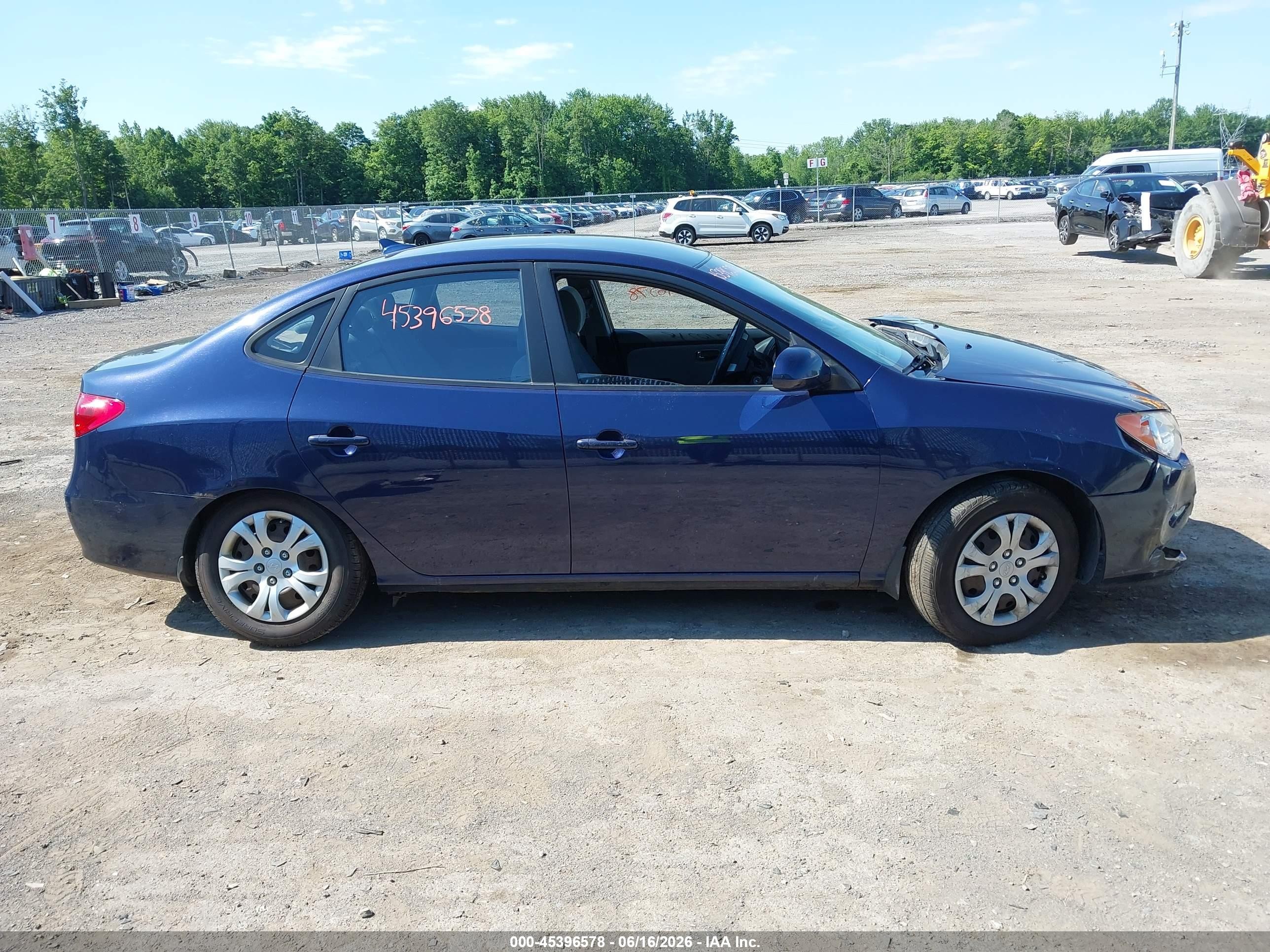 2010 Hyundai Elantra Gls Blue vin: KMHDU4AD9AU039464