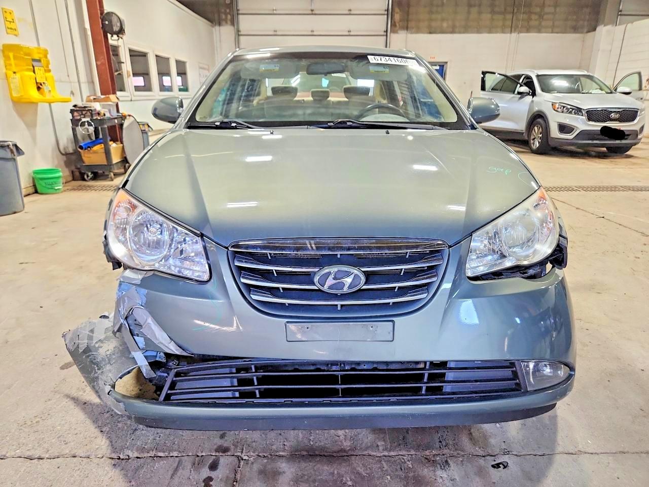 2010 Hyundai Elantra Gls Gray vin: KMHDU4AD9AU048715