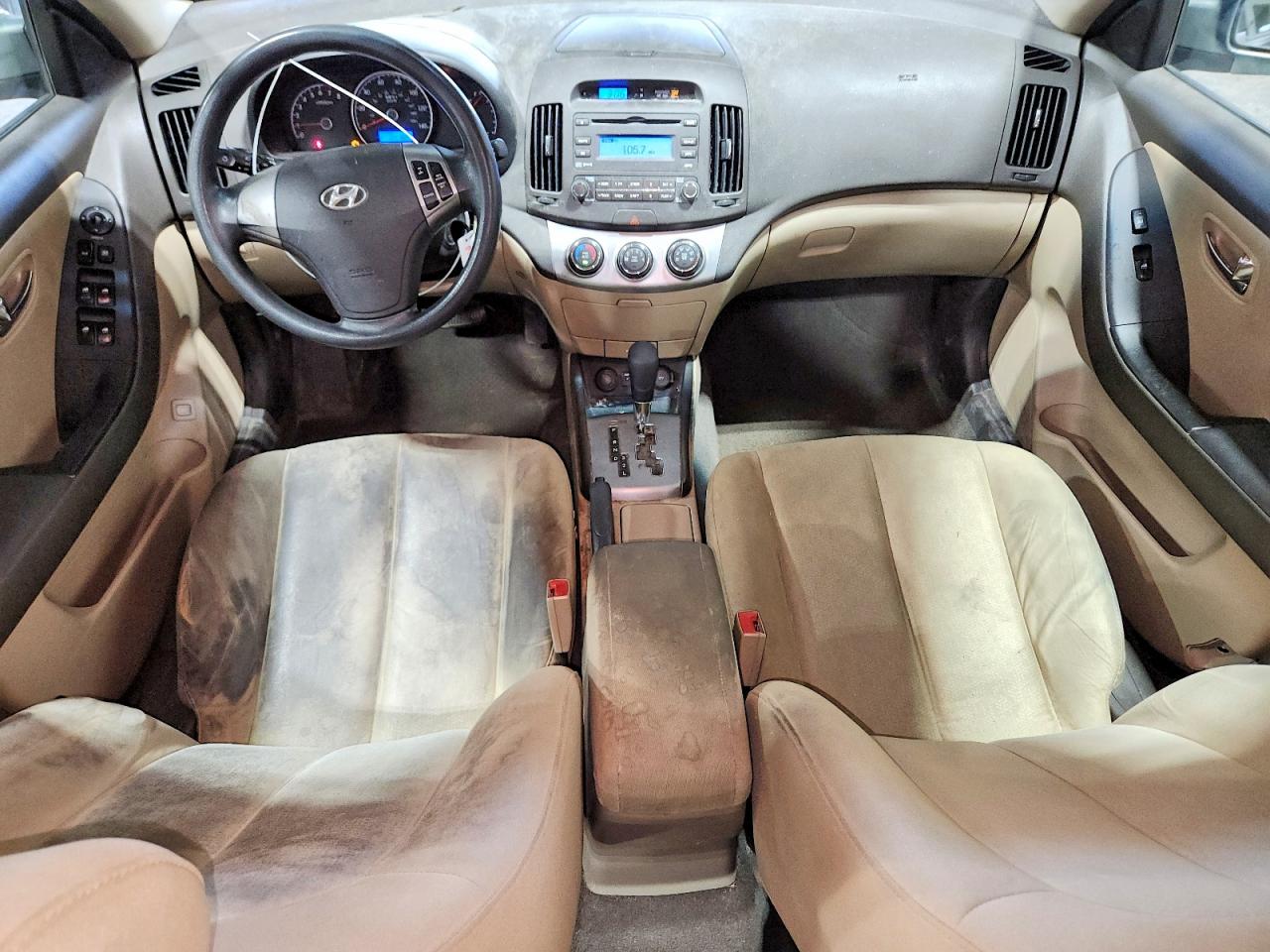 2010 Hyundai Elantra Gls Gray vin: KMHDU4AD9AU048715