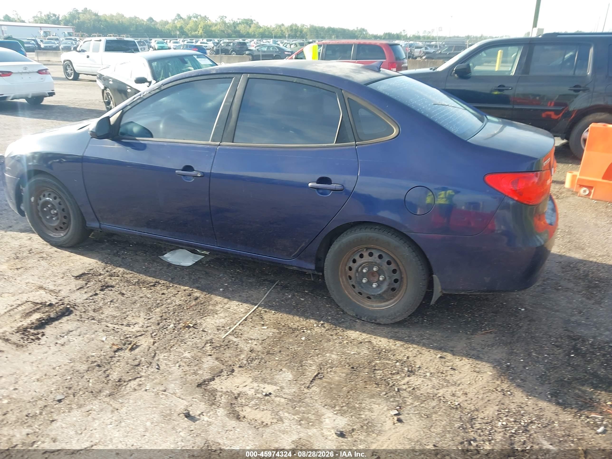2010 Hyundai Elantra Gls Blue vin: KMHDU4AD9AU102837