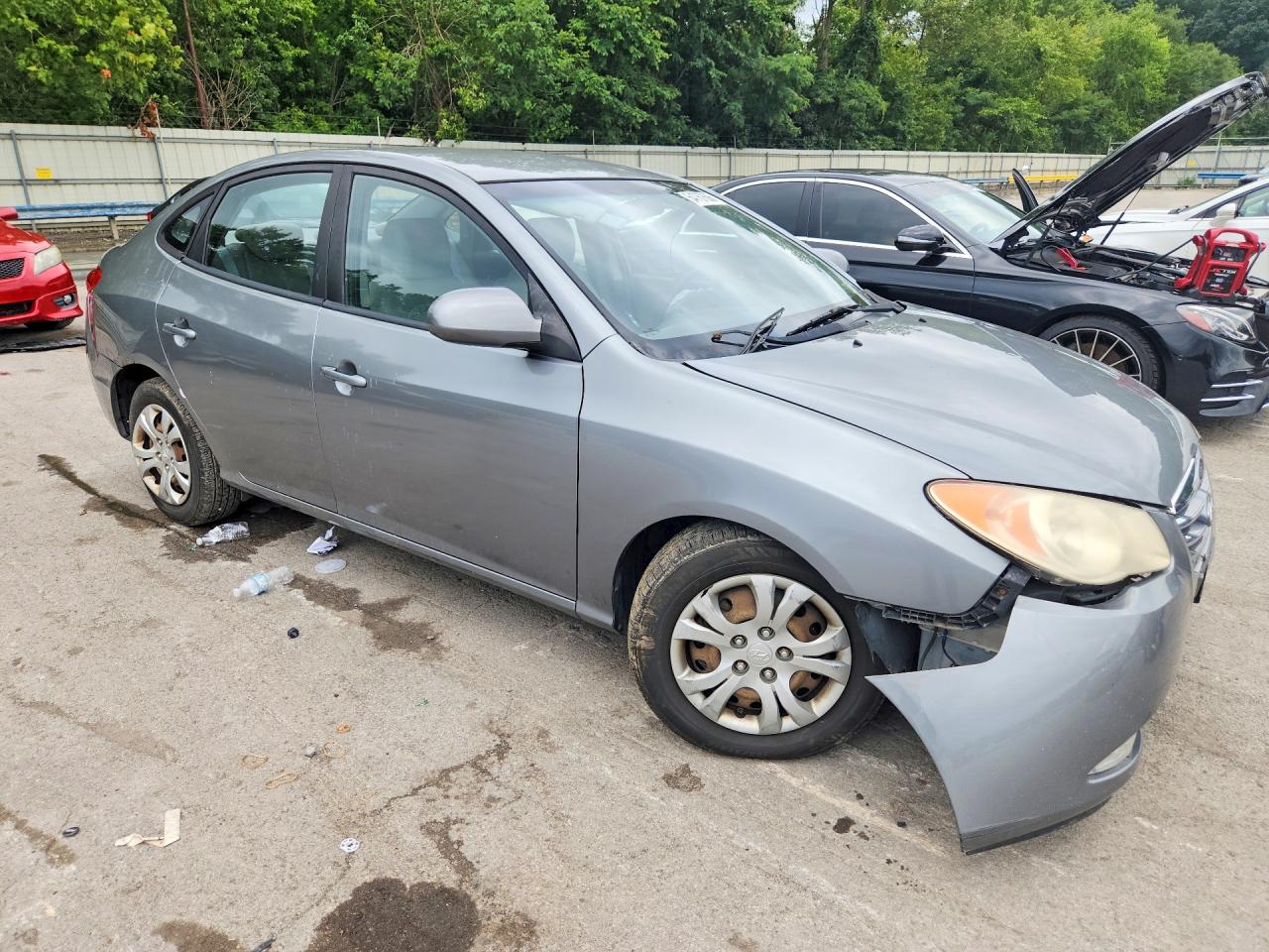 2010 Hyundai Elantra Gls Gray vin: KMHDU4AD9AU161855